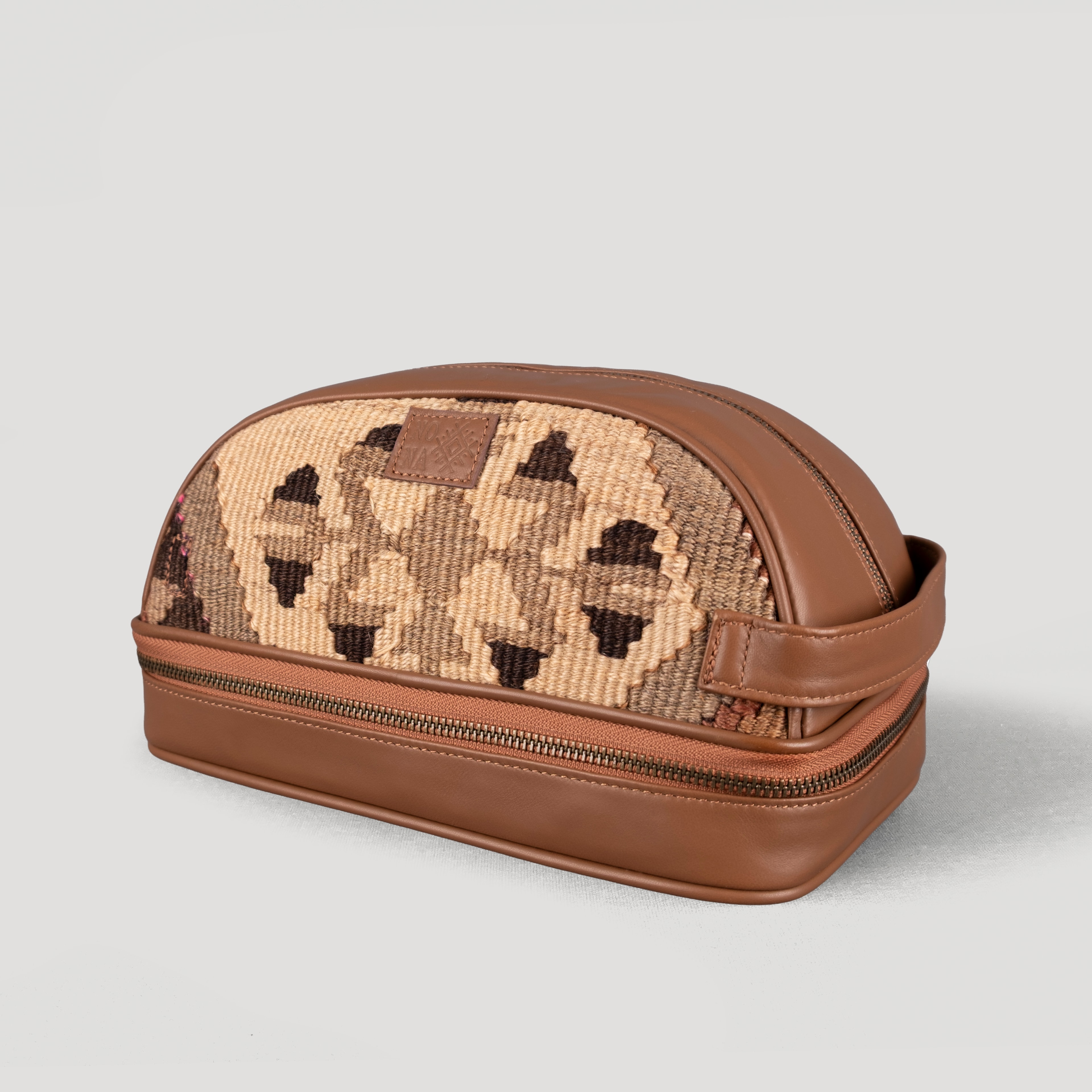 Arma Dopp Kit, El Yapımı Kilim Boho Makyaj Çantası TheNonaStore
