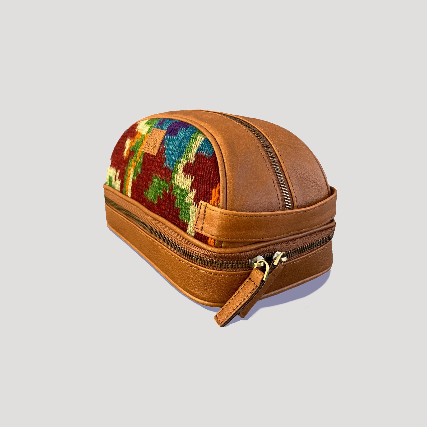 TheNonaStore Misty Dopp Kit, El Yapımı Kilim Boho Makyaj Çantası