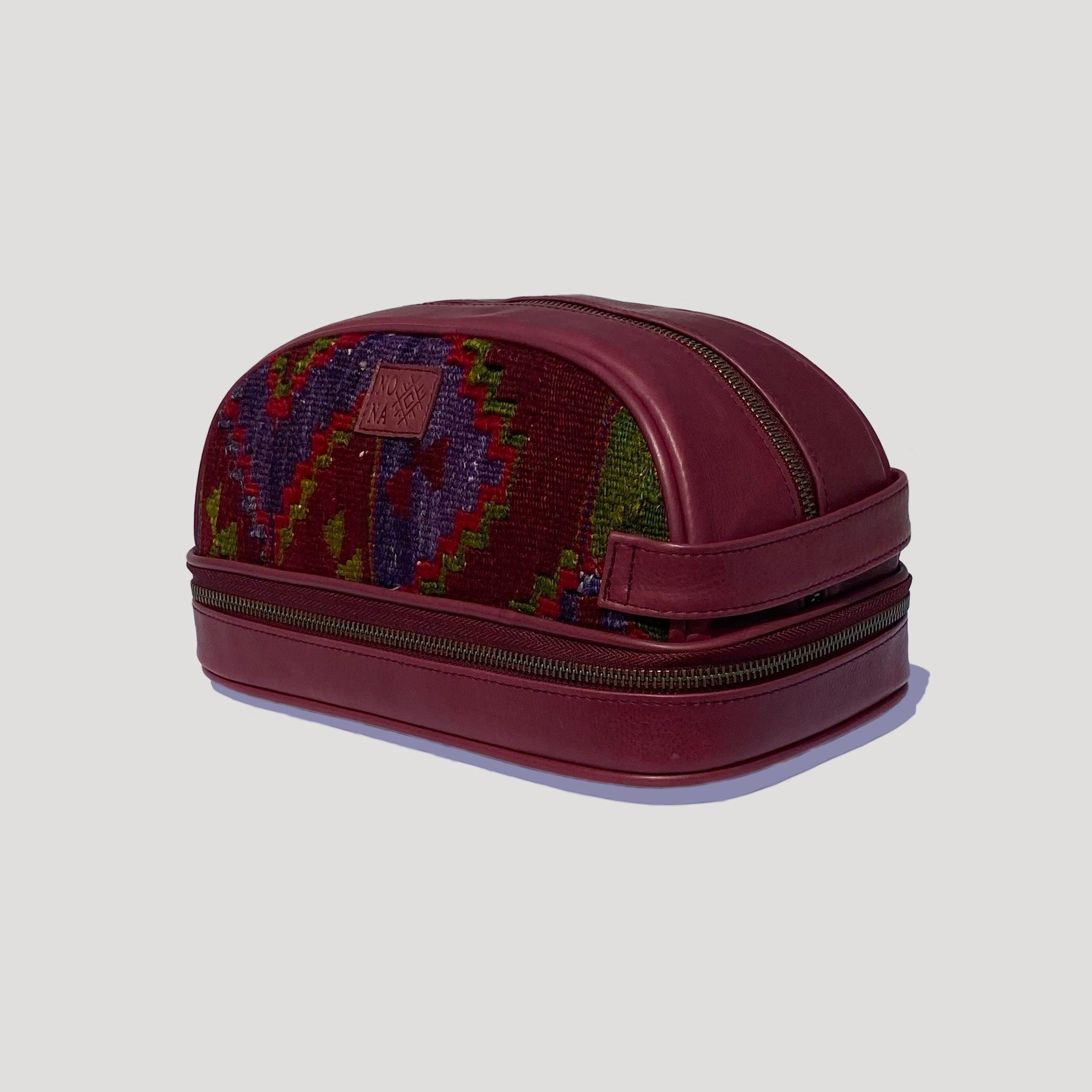 TheNonaStore Tuscany Dopp Kit, El Yapımı Kilim Boho Makyaj Çantası