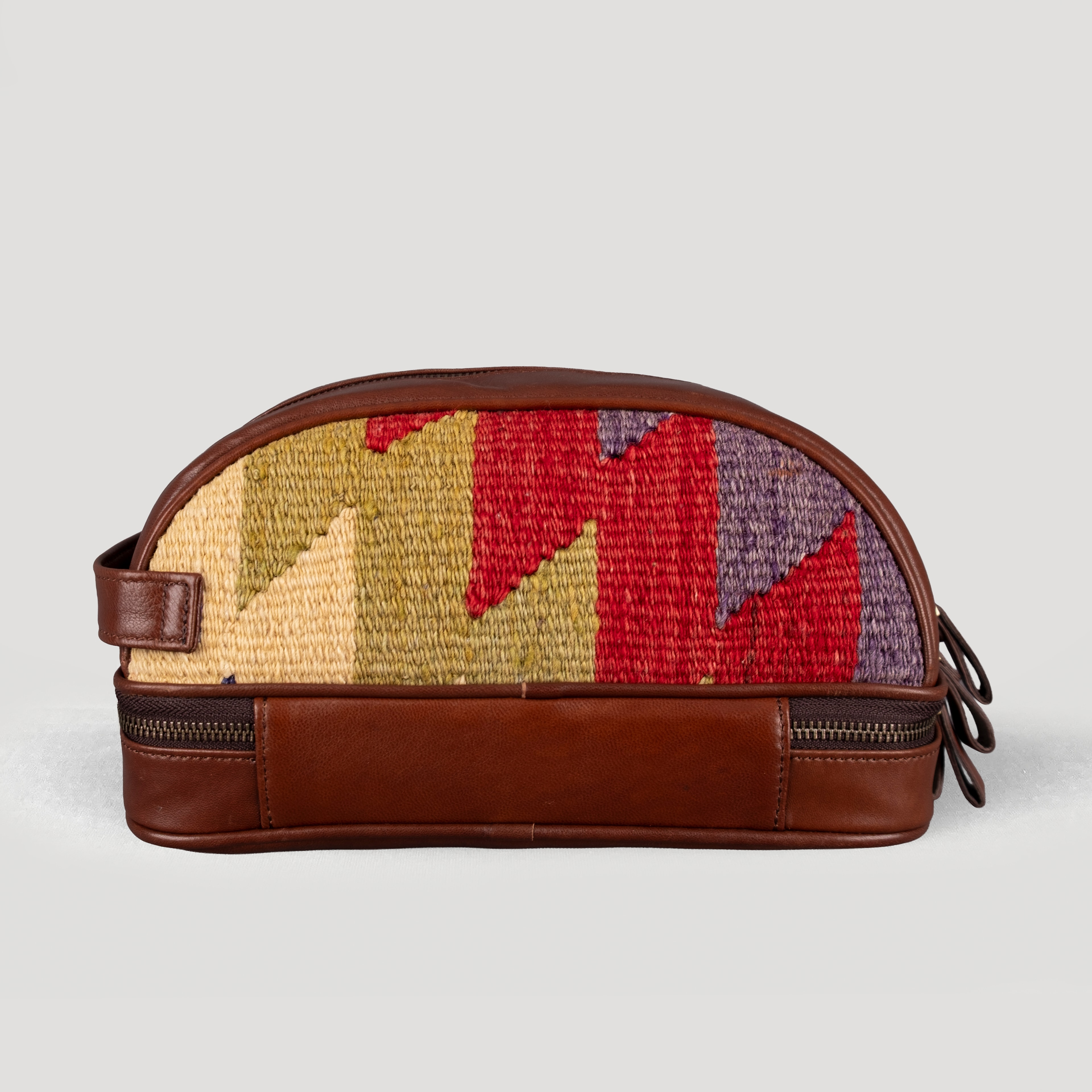 Cadiz Dopp Kit, El Yapımı Kilim Boho Makyaj Çantası TheNonaStore
