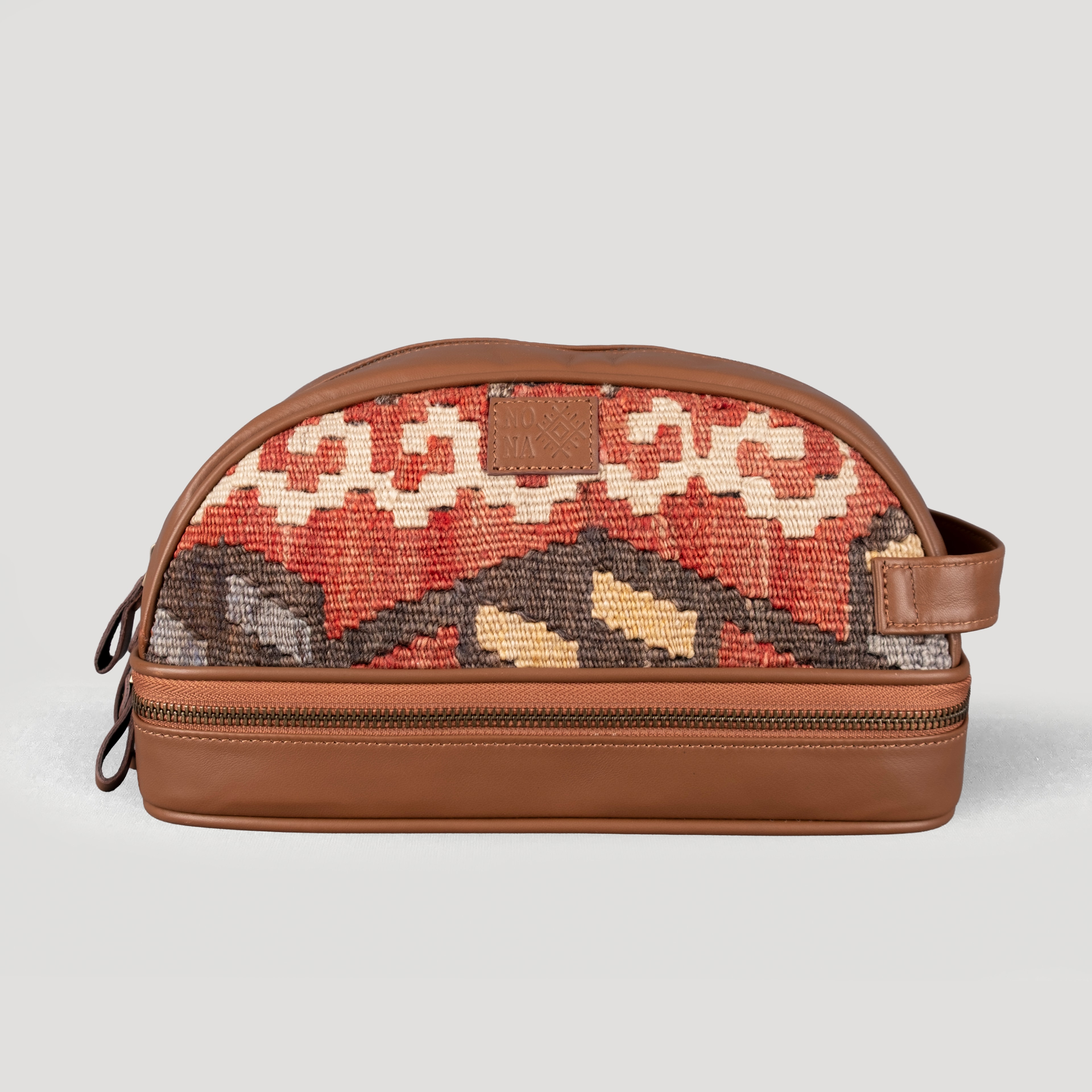 Nehir Dopp Kit, El Yapımı Kilim Boho Makyaj Çantası TheNonaStore