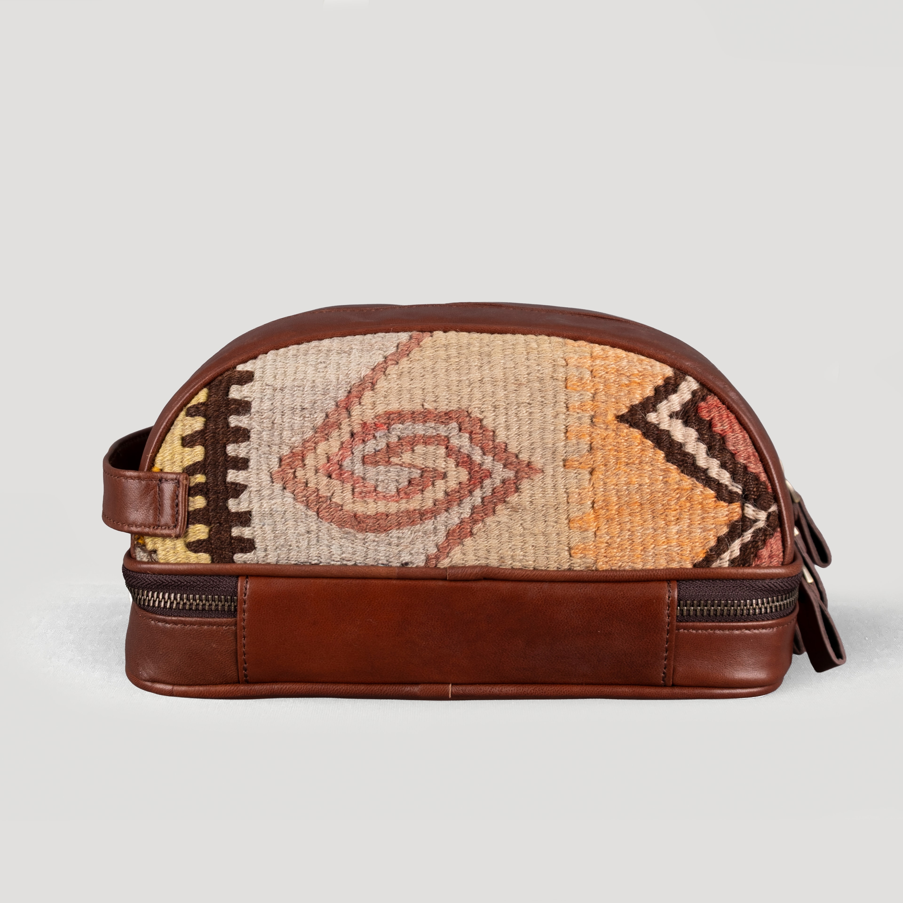 Hipnoz Dopp Kit, El Yapımı Kilim Boho Makyaj Çantası TheNonaStore