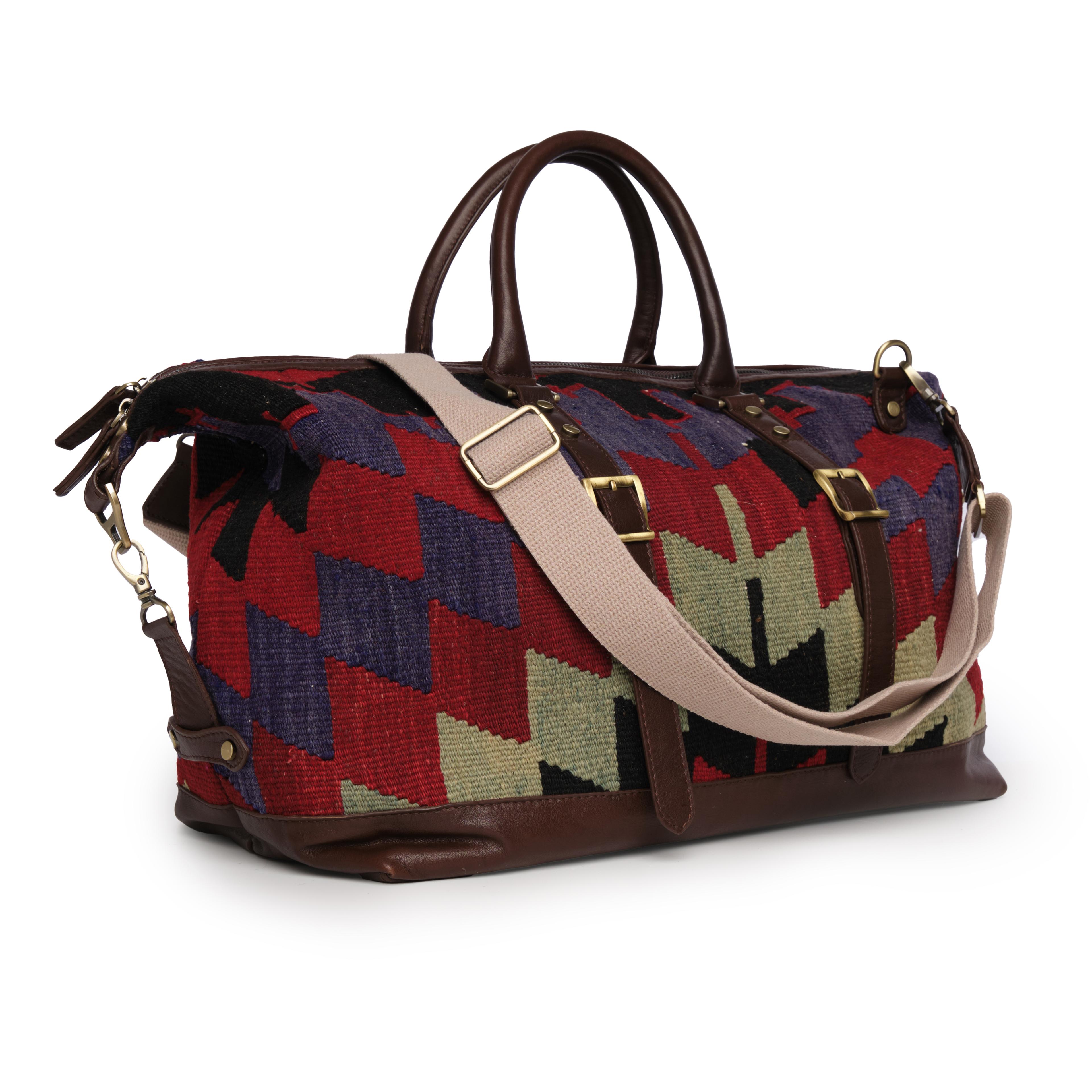 TheNonaStore Nocturne Handmade Weekender Boho Bag