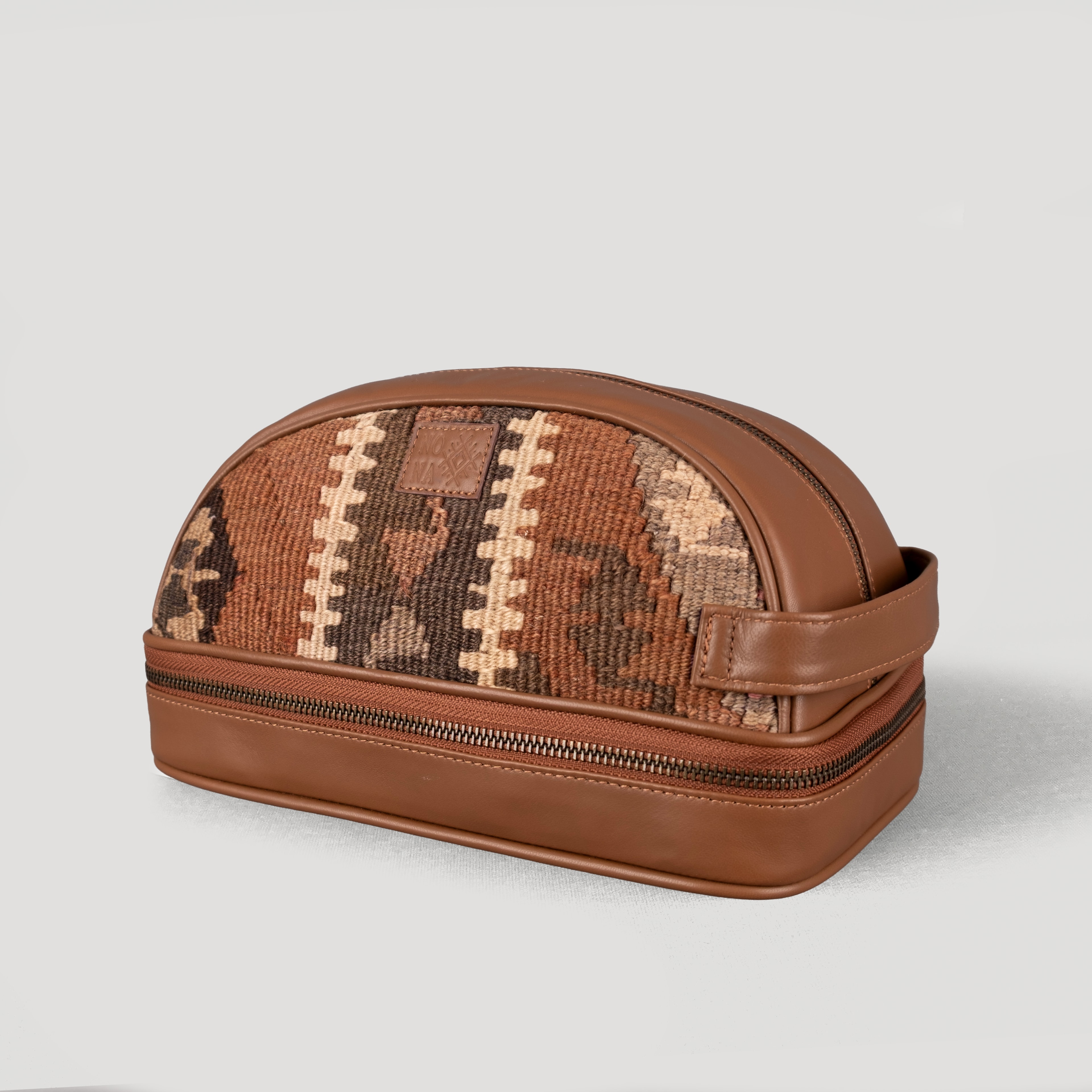 Çayır Dopp Kit, El Yapımı Kilim Boho Makyaj Çantası TheNonaStore