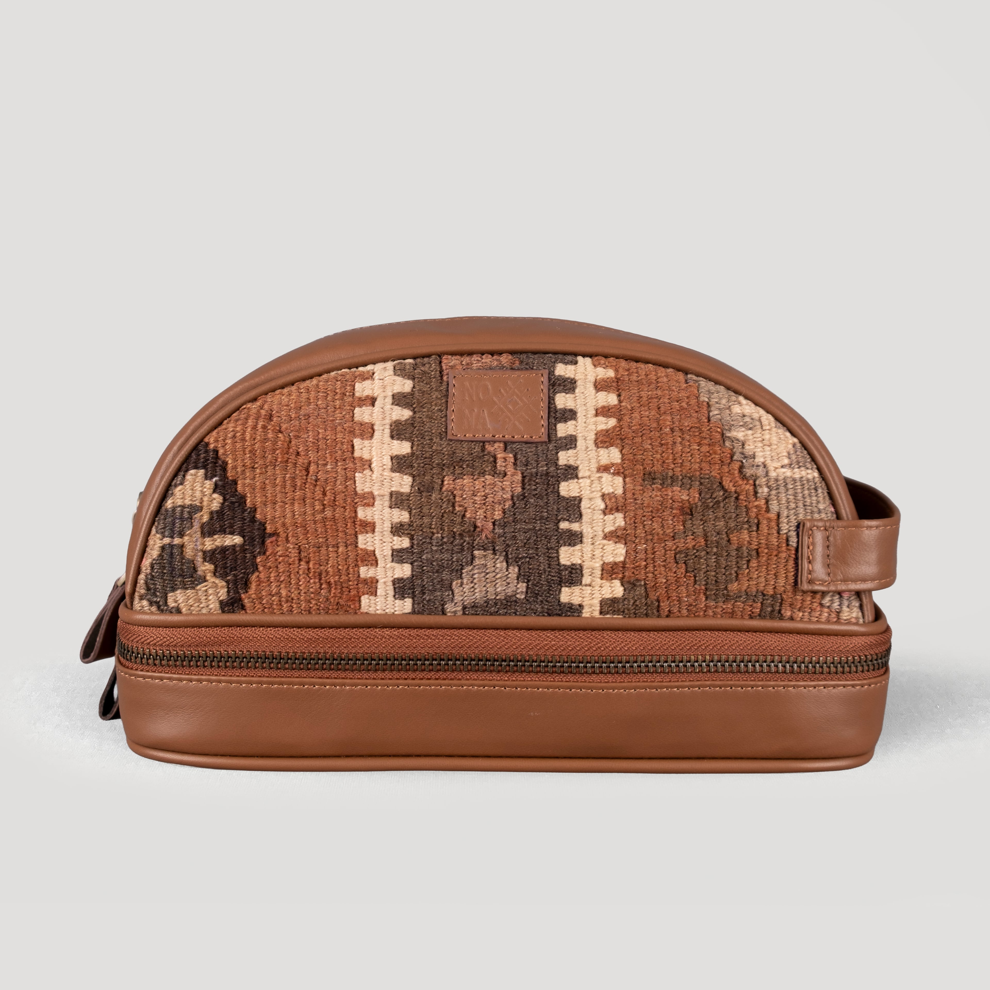 Çayır Dopp Kit, El Yapımı Kilim Boho Makyaj Çantası TheNonaStore
