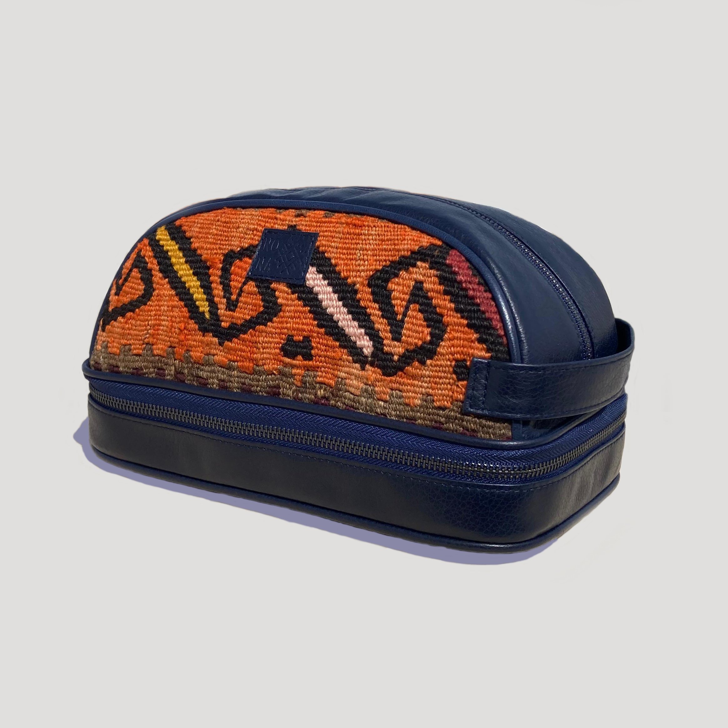 TheNonaStore Bodrum Dopp Kit, El Yapımı Kilim Boho Makyaj Çantası