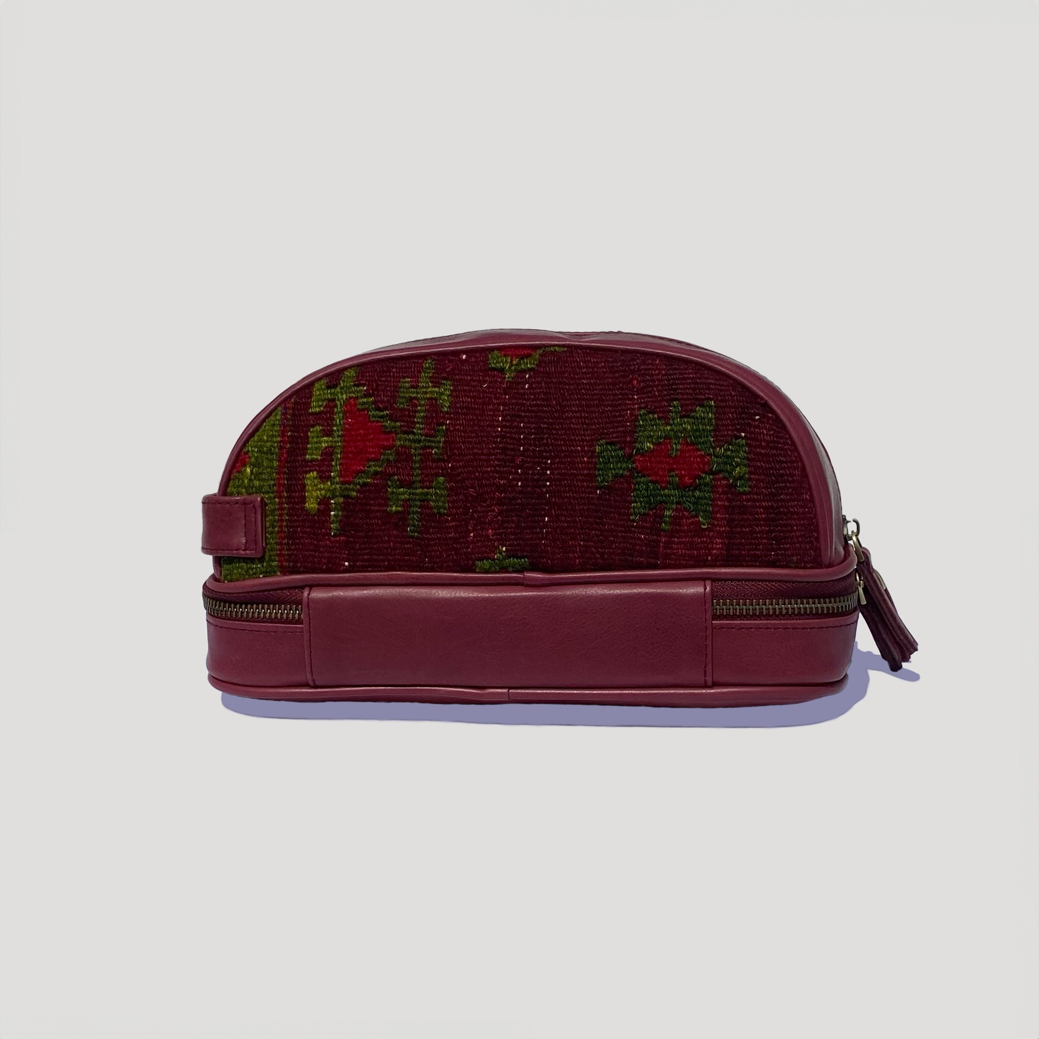 TheNonaStore Tuscany Dopp Kit, El Yapımı Kilim Boho Makyaj Çantası