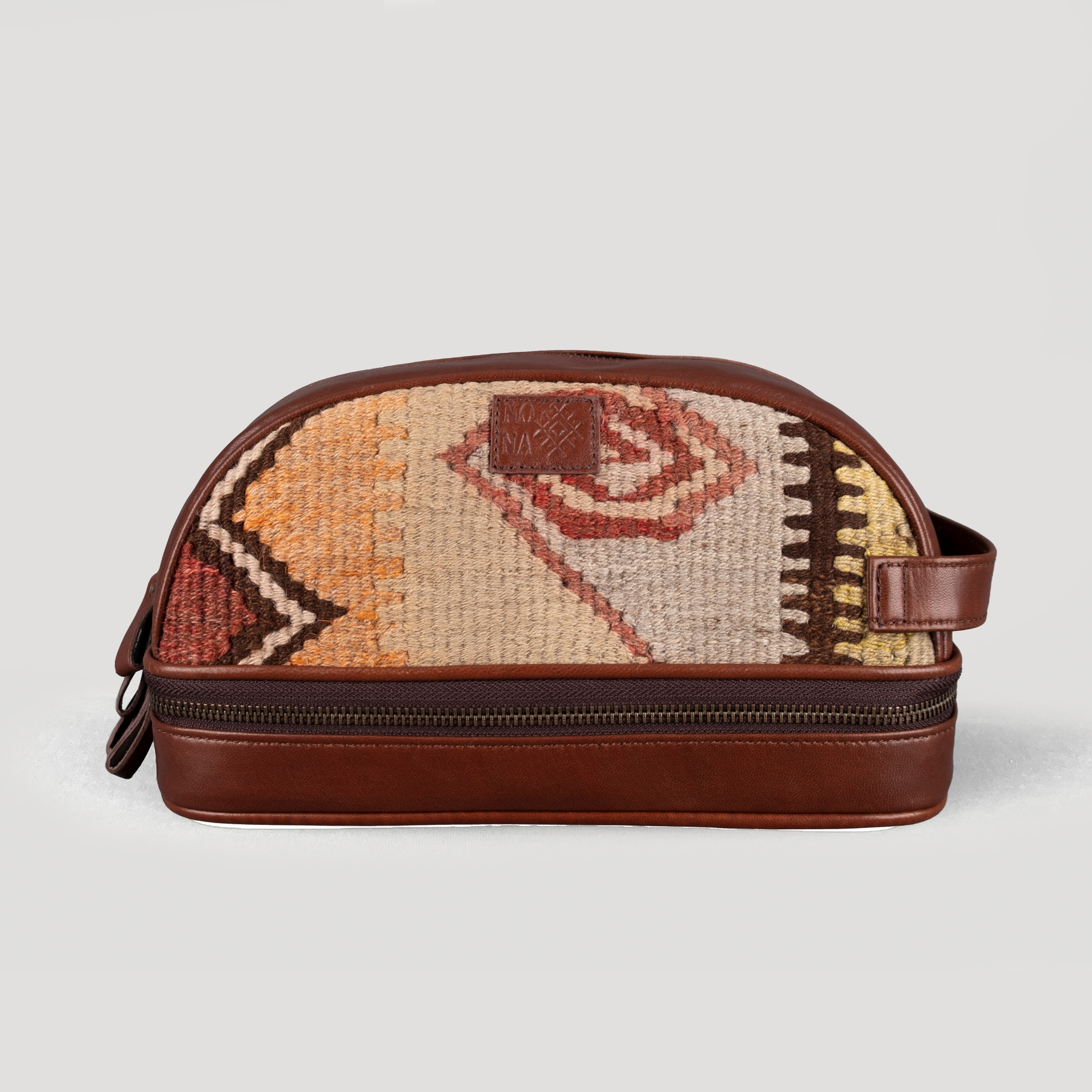 Hipnoz Dopp Kit, El Yapımı Kilim Boho Makyaj Çantası TheNonaStore
