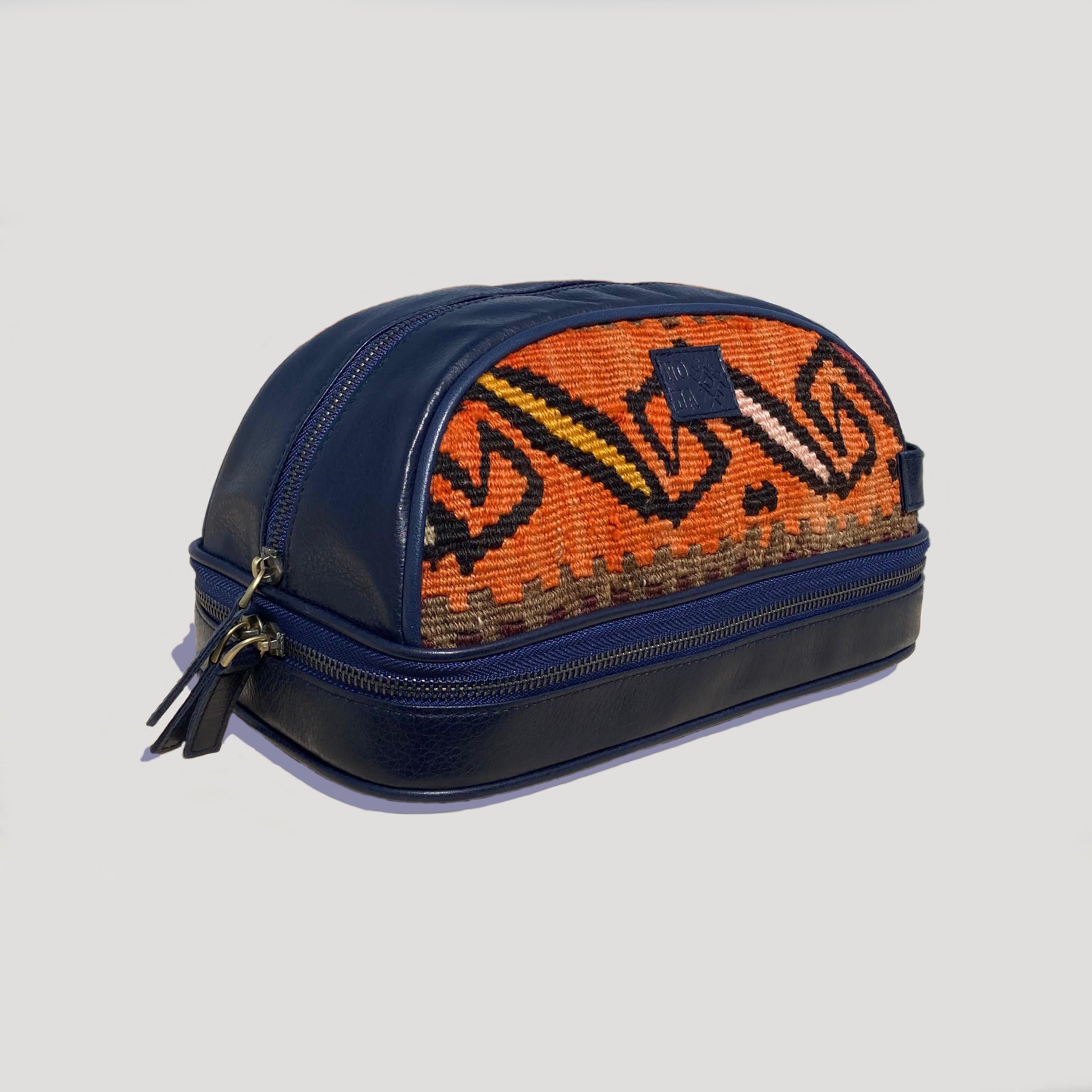 TheNonaStore Bodrum Dopp Kit, El Yapımı Kilim Boho Makyaj Çantası