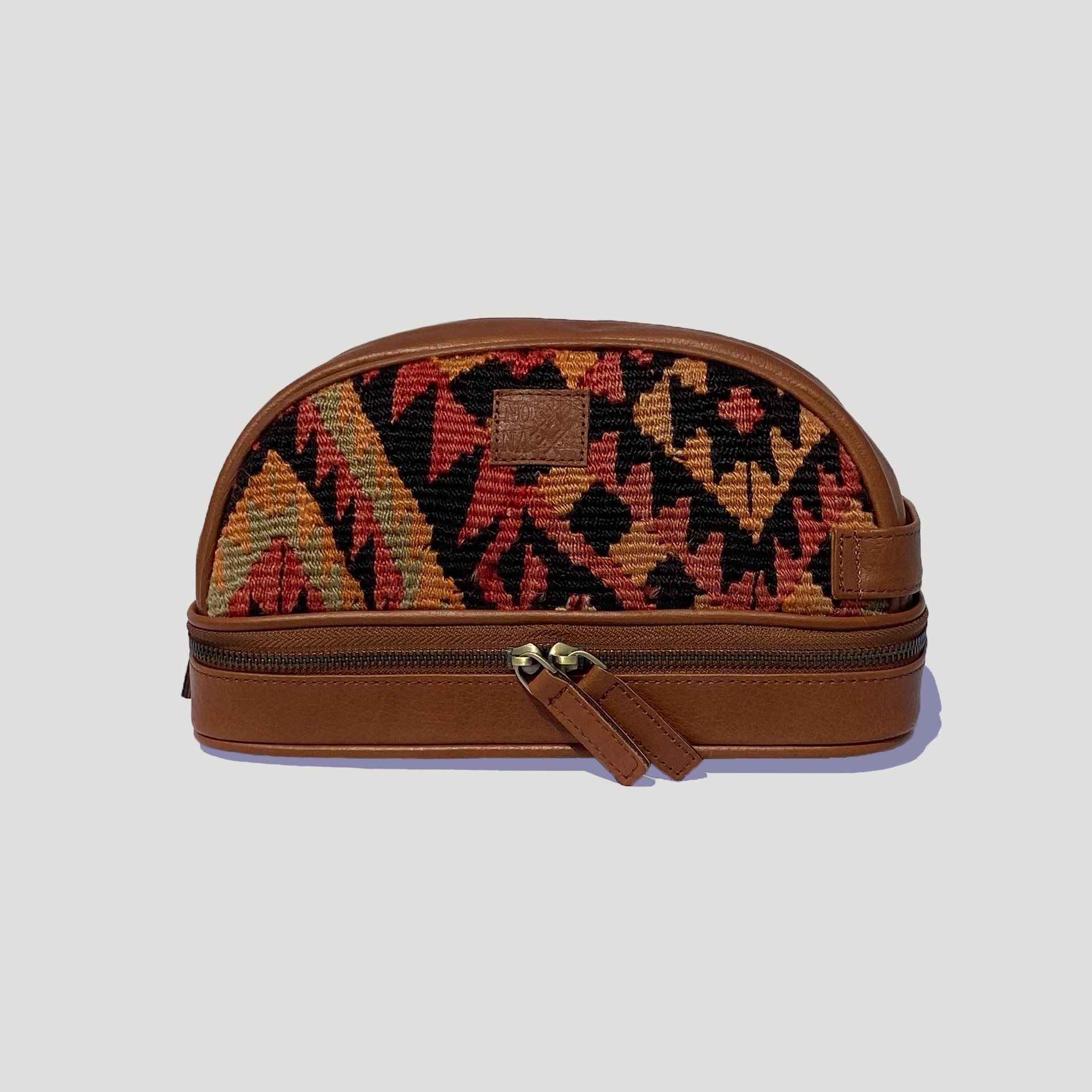 TheNonaStore Lion Dopp Kit, El Yapımı Kilim Boho Makyaj Çantası