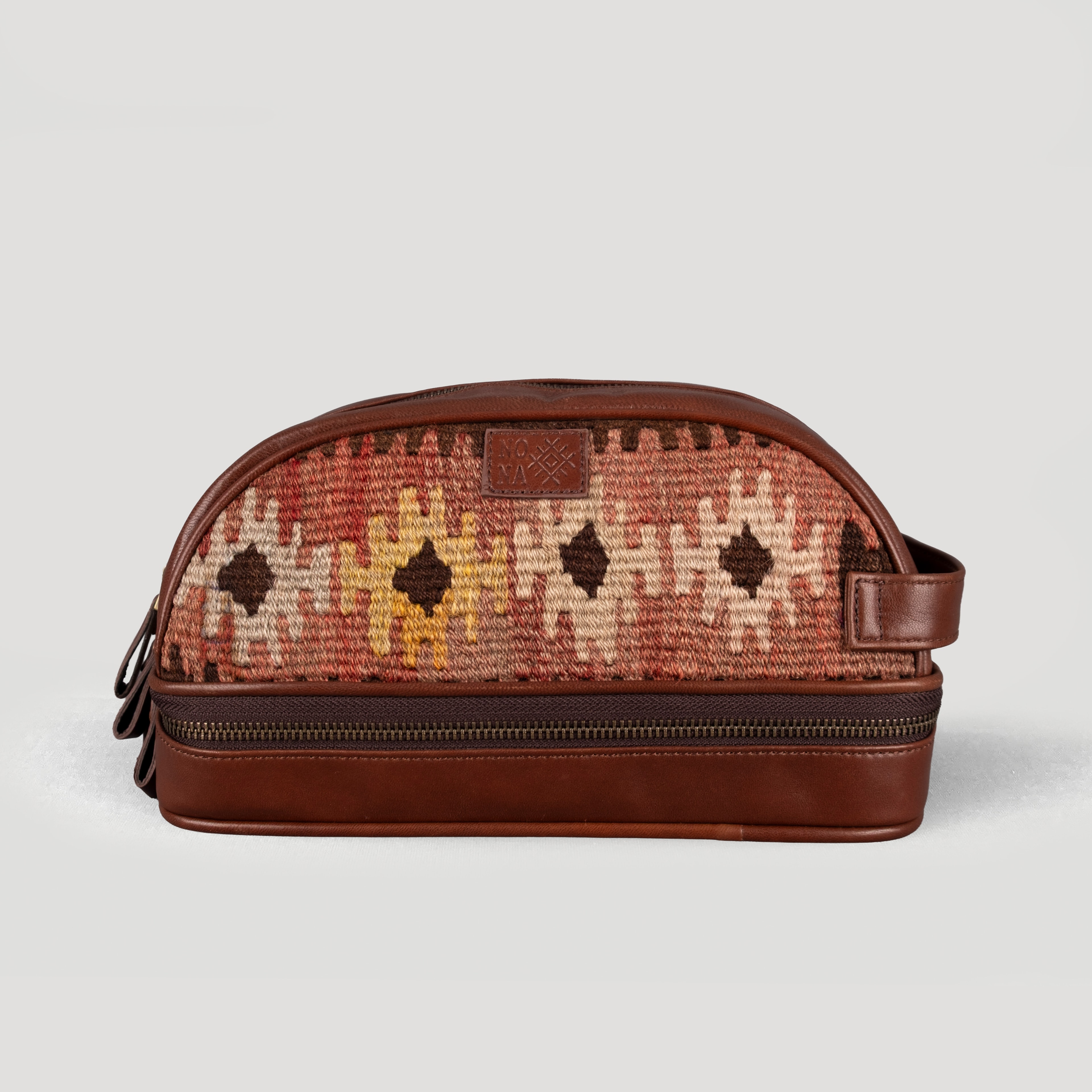 Halay Dopp Kit, El Yapımı Kilim Boho Makyaj Çantası TheNonaStore