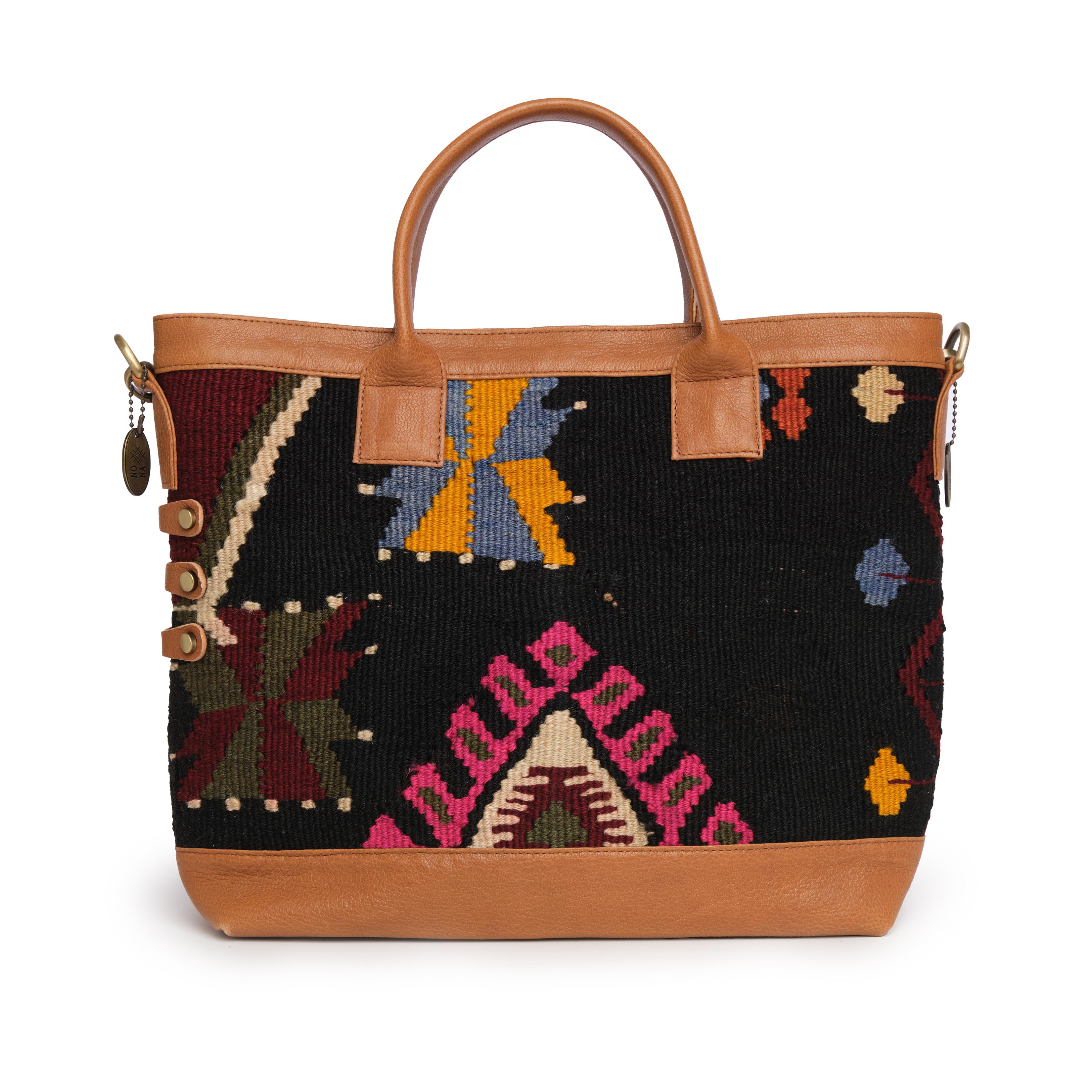 TheNonaStore Tote Bag, El Yapımı Kilim Gypsy Boho Çanta