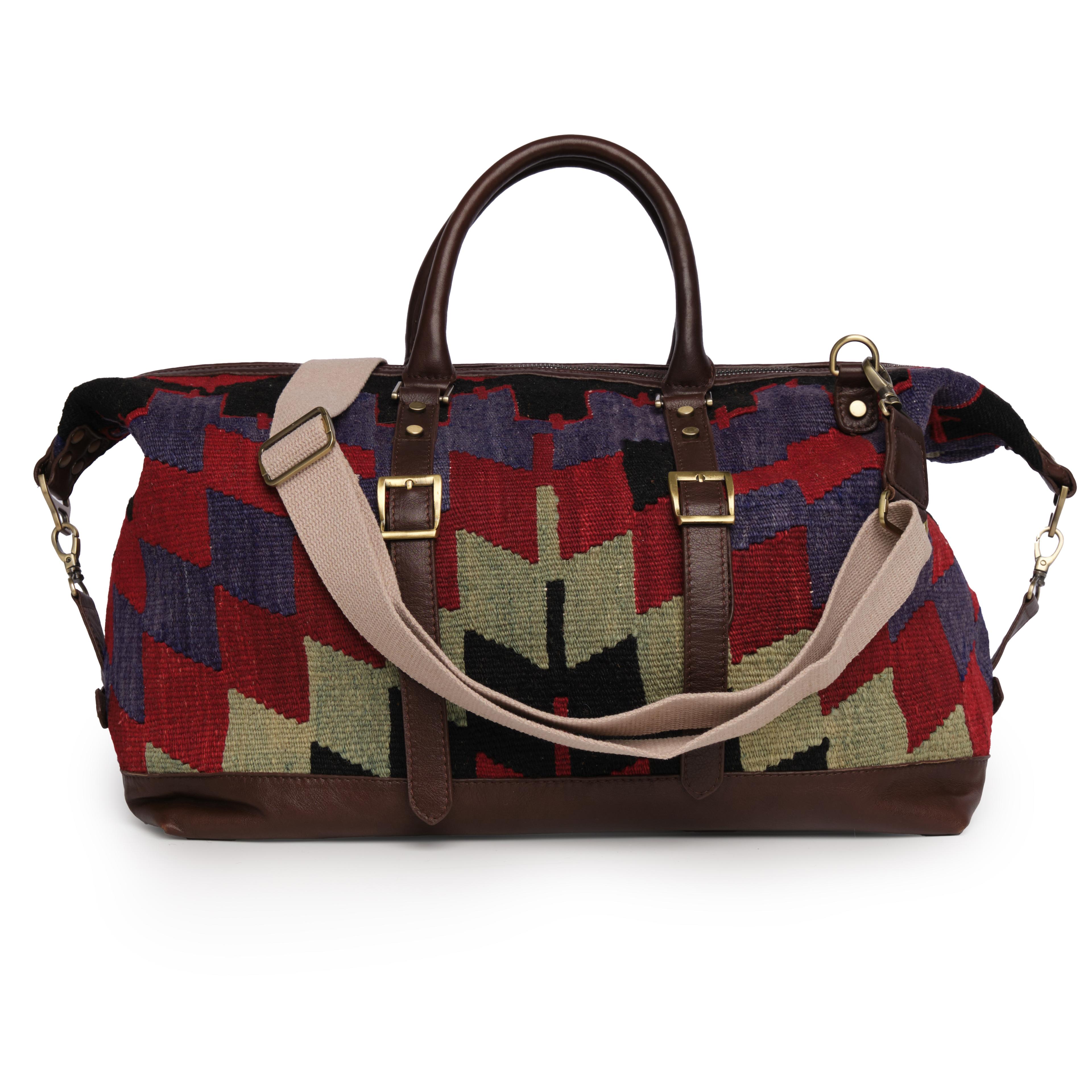 TheNonaStore Nocturne Handmade Weekender Boho Bag