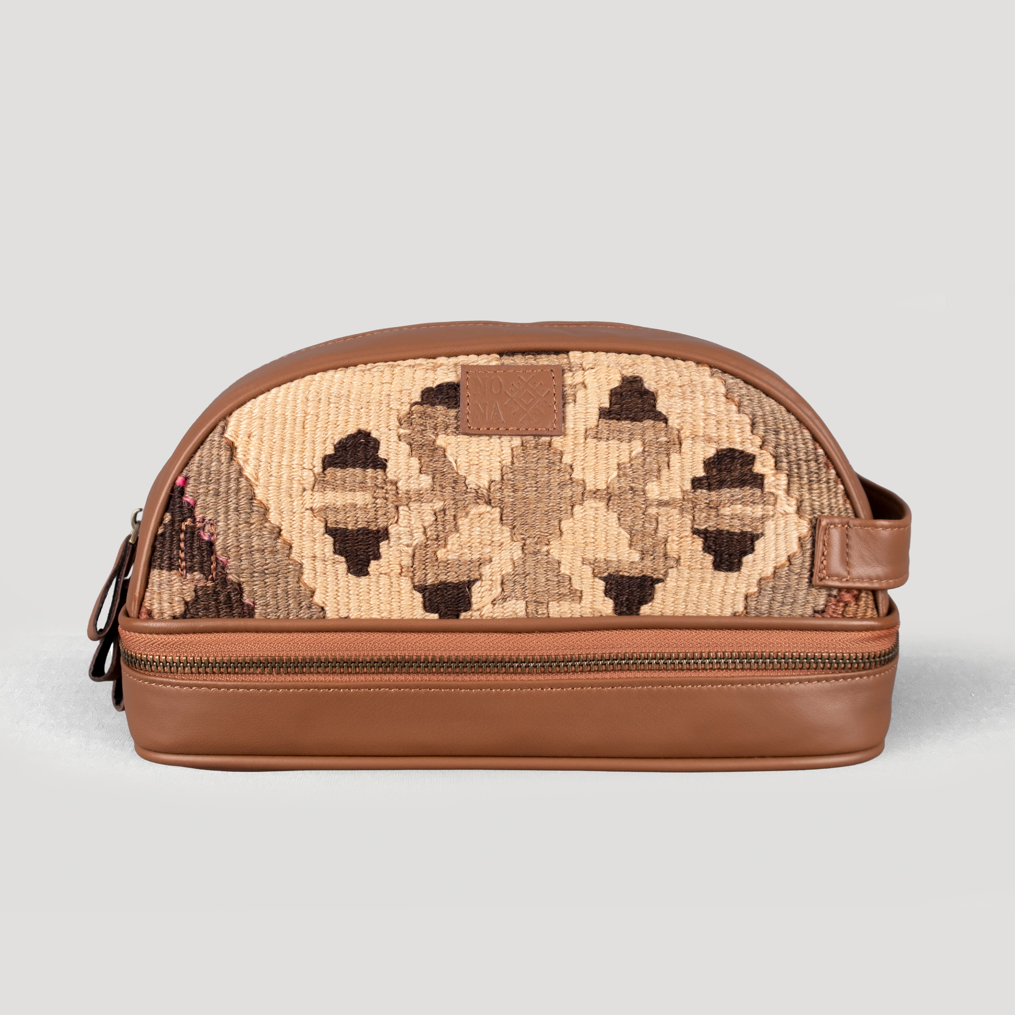 Arma Dopp Kit, El Yapımı Kilim Boho Makyaj Çantası TheNonaStore