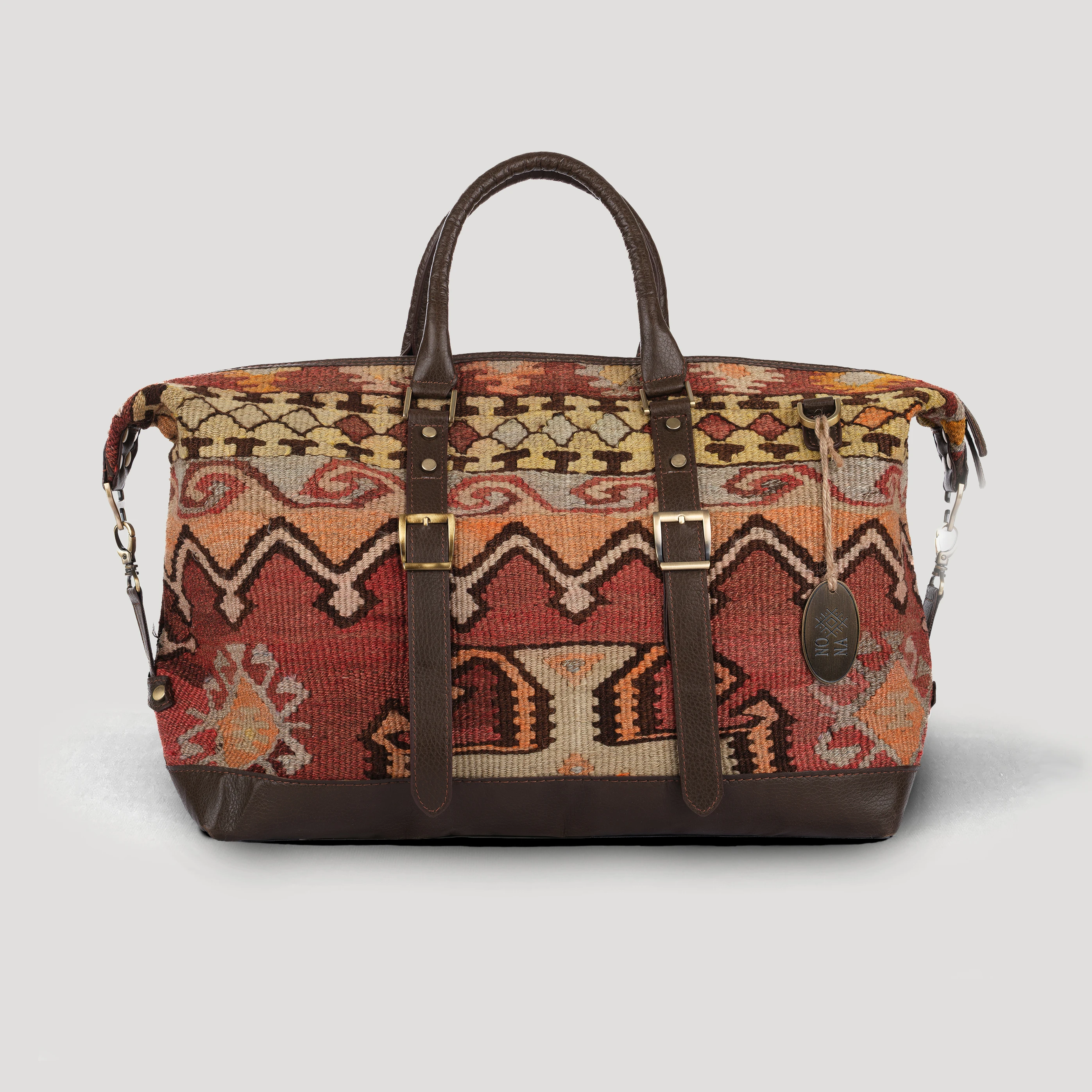 TheNonaStore Cairo Handmade Weekender Boho Bag, Unisex Bag