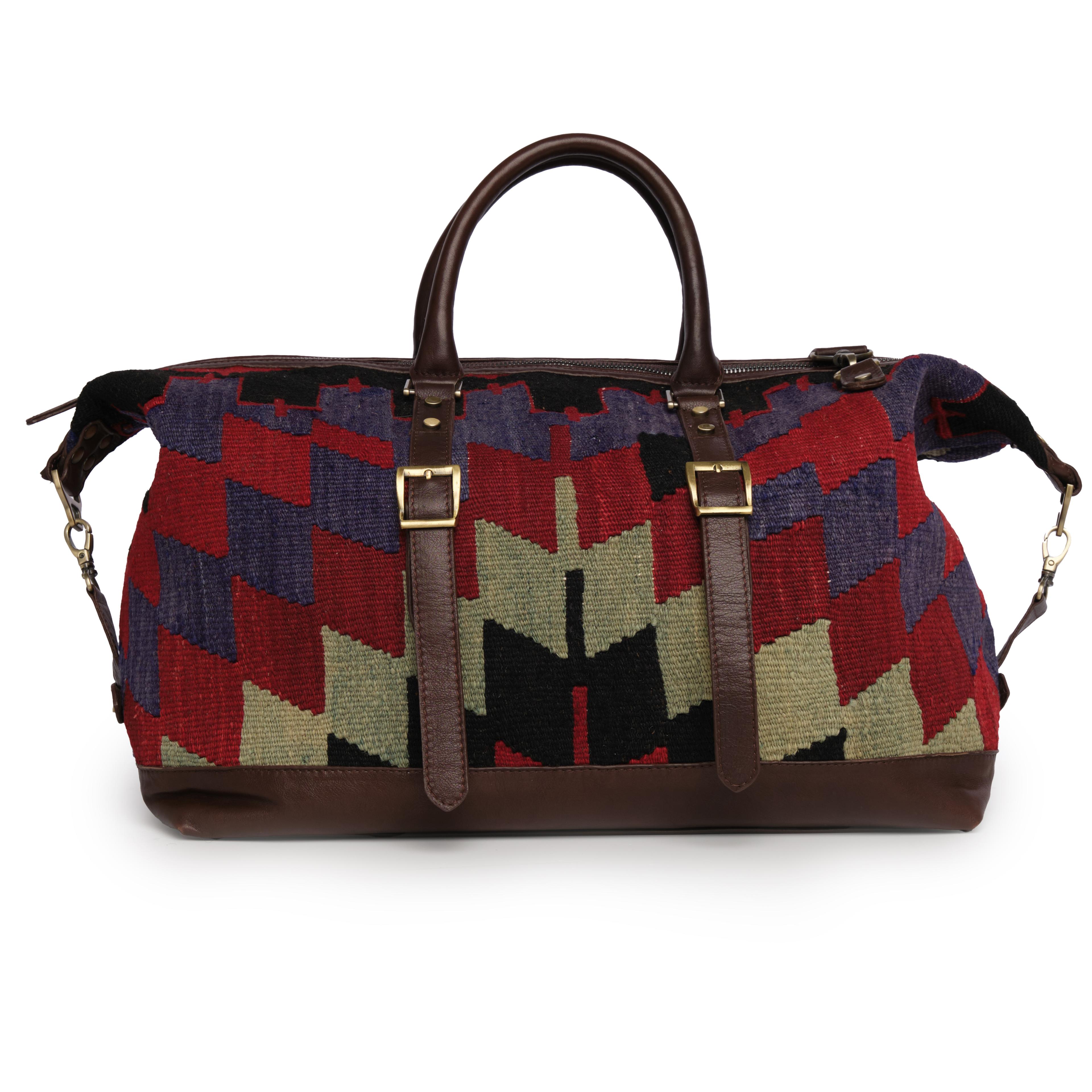 TheNonaStore Nocturne Handmade Weekender Boho Bag