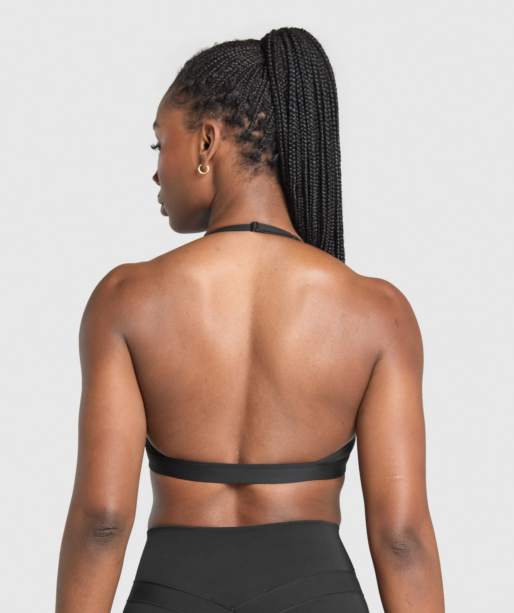 Minimal Halterneck Sports Bra