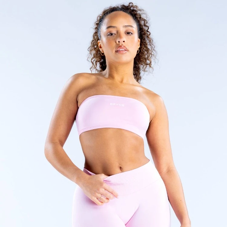 Impact Backless Bandeau - Pembe