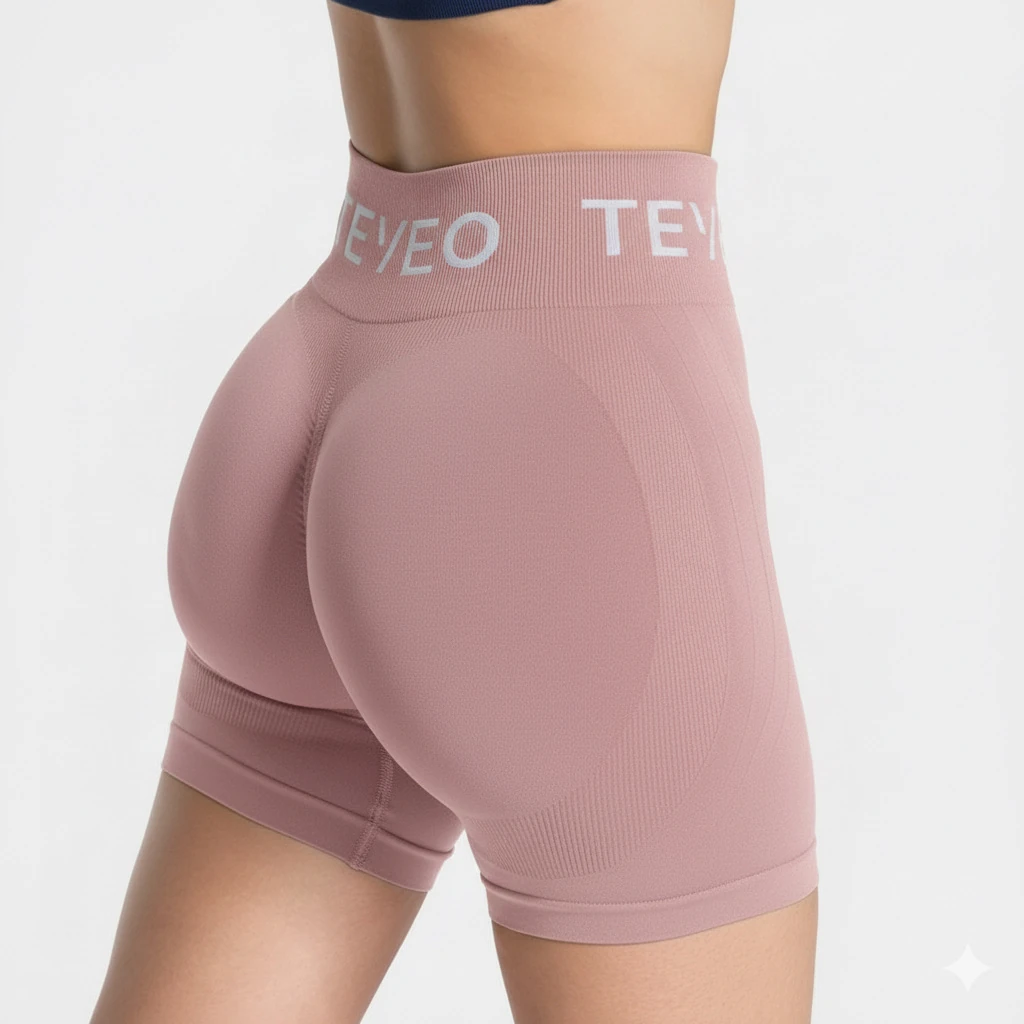 Signature Covert Scrunch Short - Toz Pembe