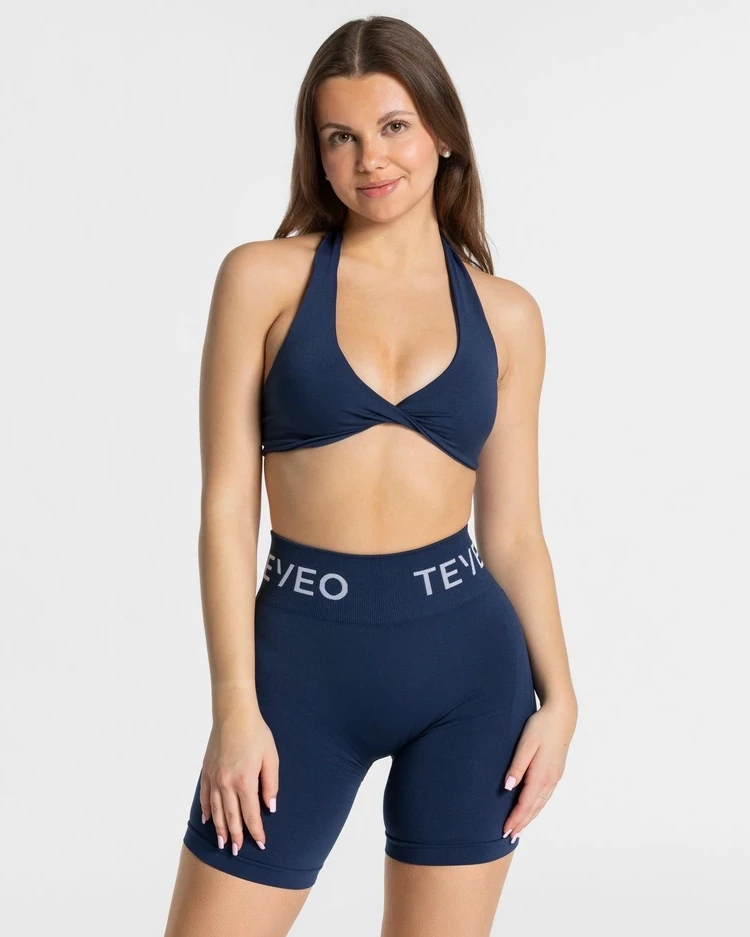 Twist Front Bralet - Lacivert