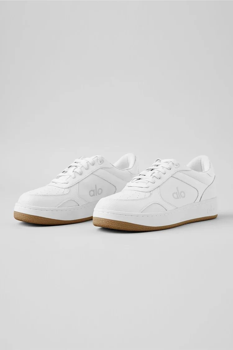 Alo Yoga x 01 Classic Beyaz Sneaker - Gum Tabanlı Premium Ayakkabı