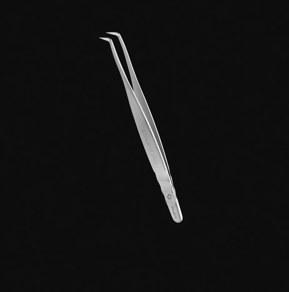 EXPERT 40 TYPE 8 Profesyonel Kirpik Cımbızı (Ayak, 85')