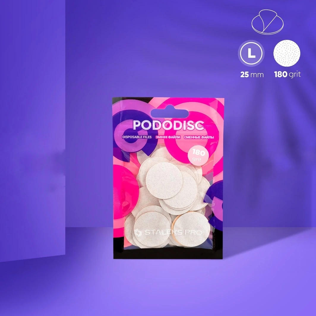 PODODISC STALEKS PRO L Pedikür Disk İçin Törpüler, 180 Grit