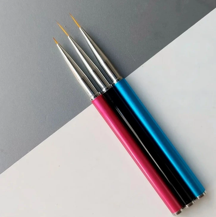 3'lü Nail Art Fırçası