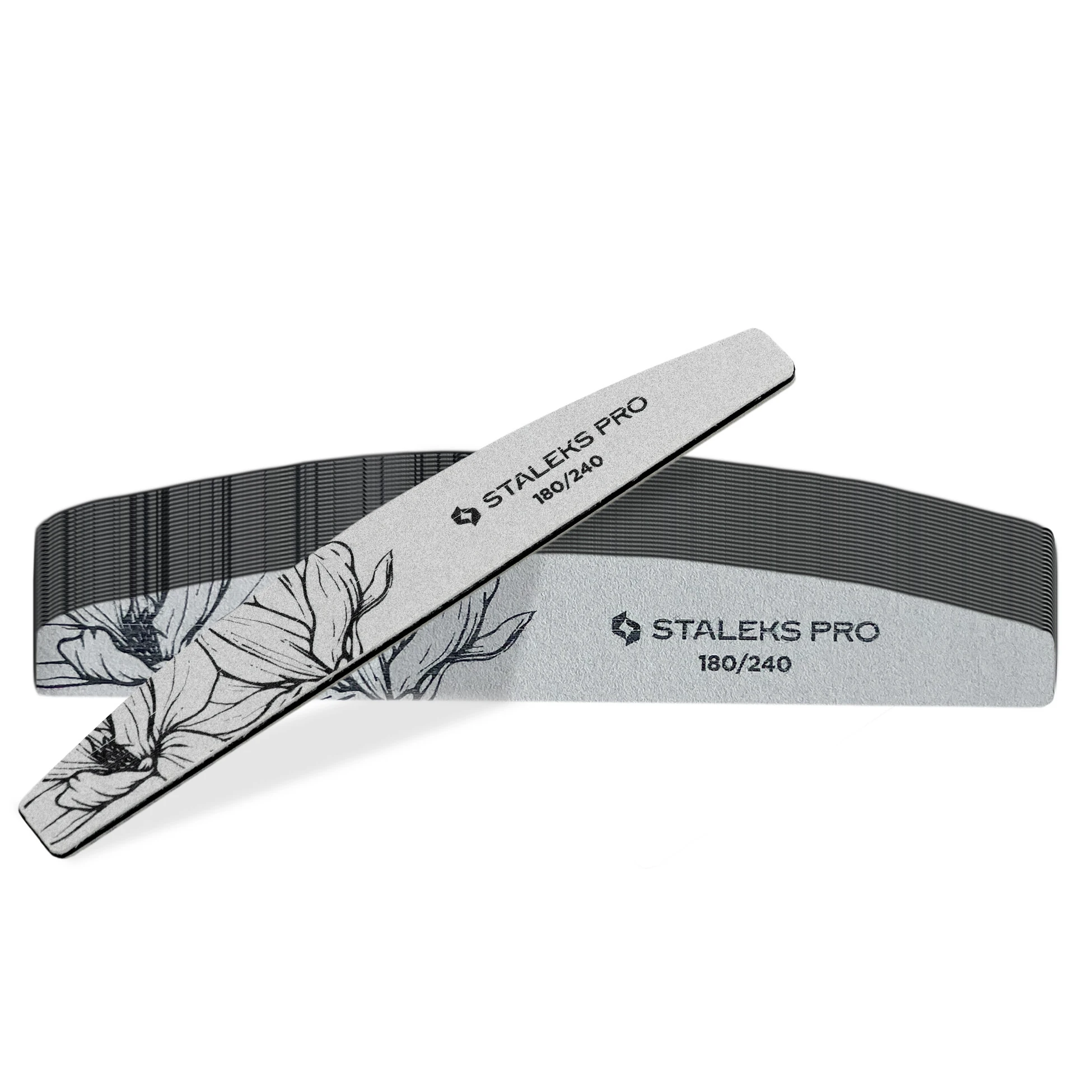 STALEKS PRO Yarım Ay Kağıt Törpü 180/240 Grit (25 Adet)