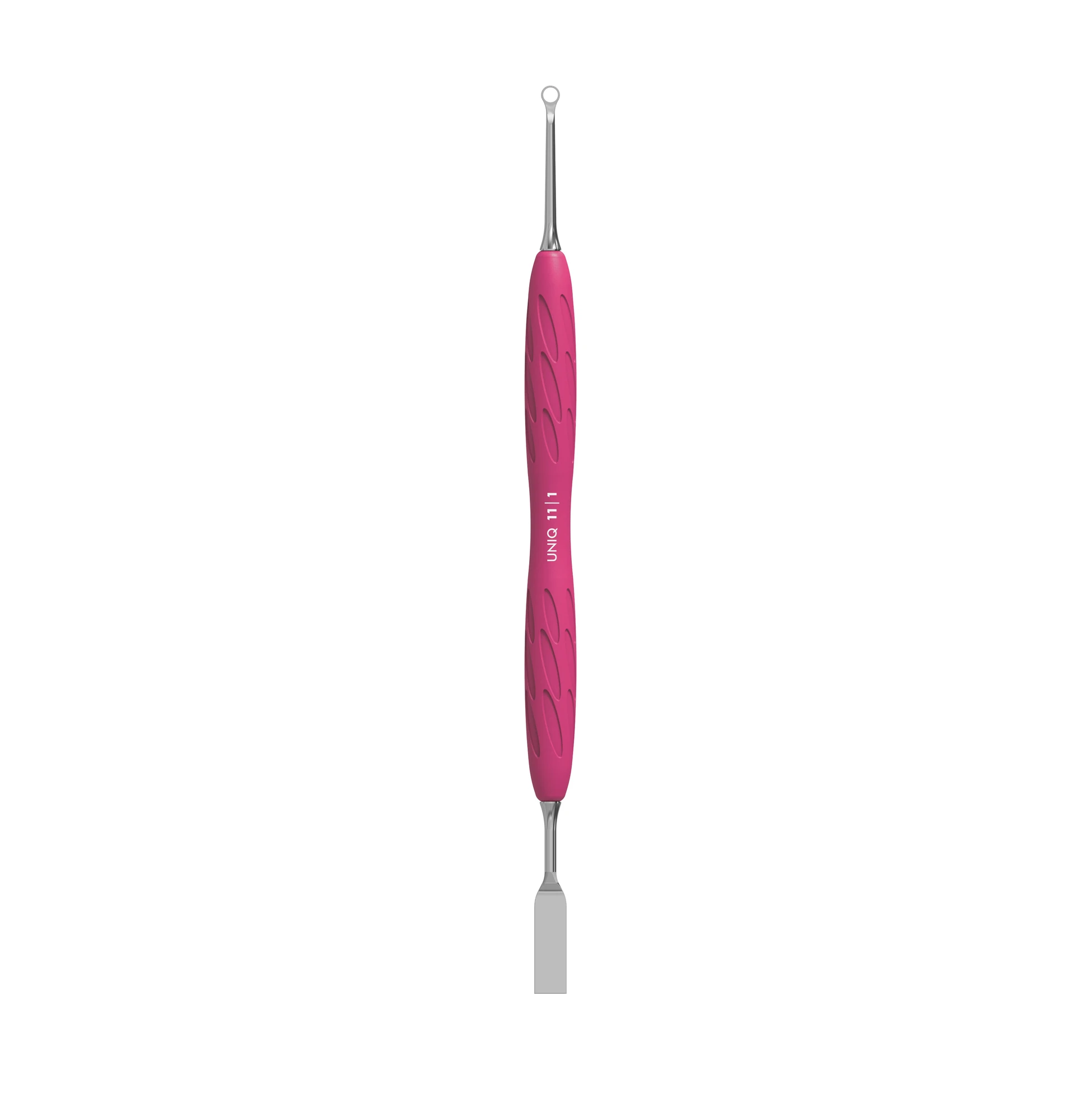 ''Gummy'' UNIQ 11 TYPE 1 Silikon Saplı Tırnak Eti İtici (Dar Düz İtici + Halka)