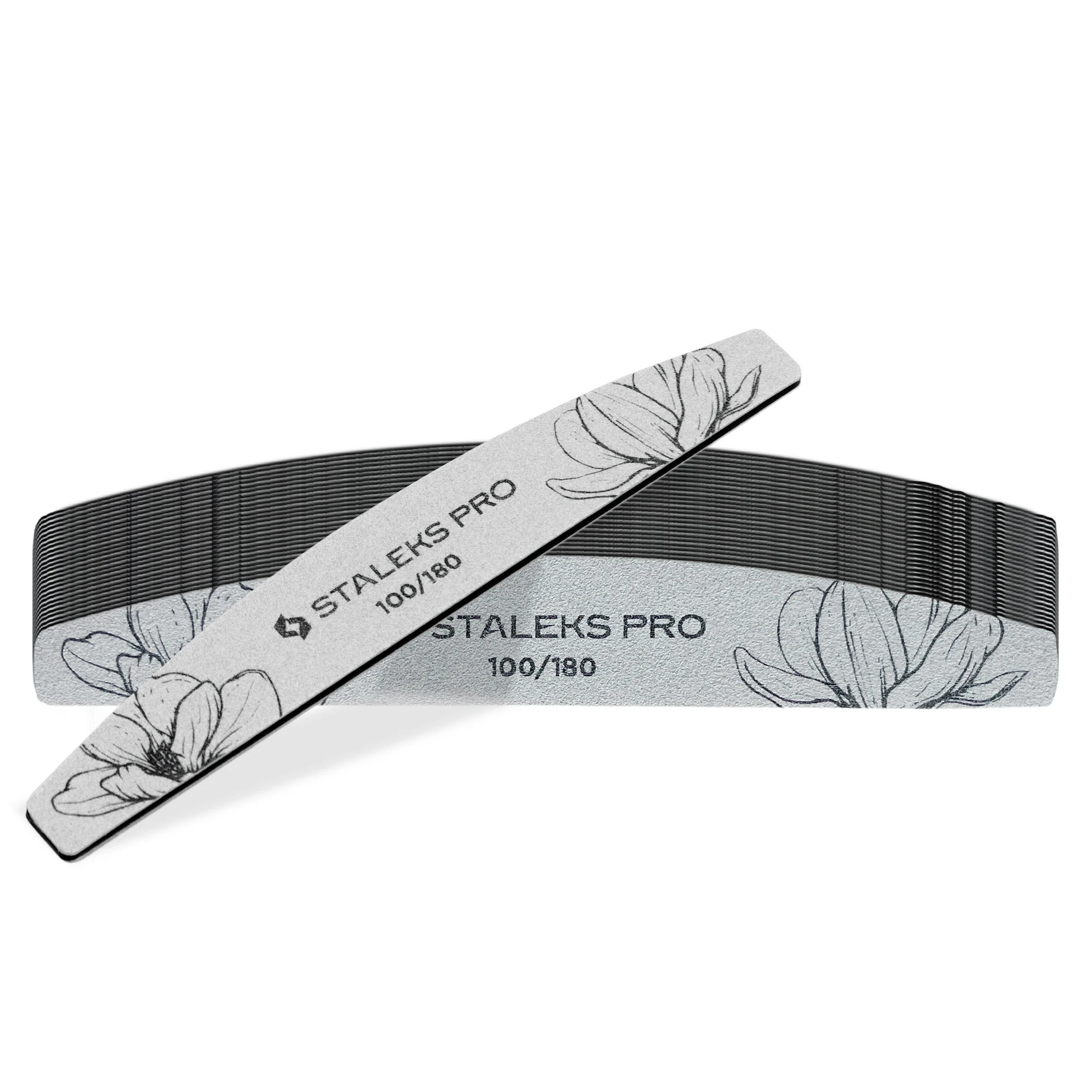 STALEKS PRO Yarım Ay Kağıt Törpü 100/180 Grit (25 Adet)