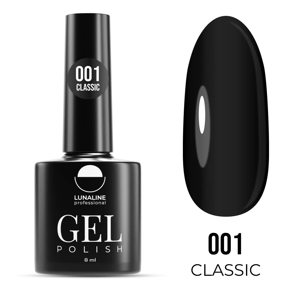 Classic Kalıcı Oje 001 (Siyah)