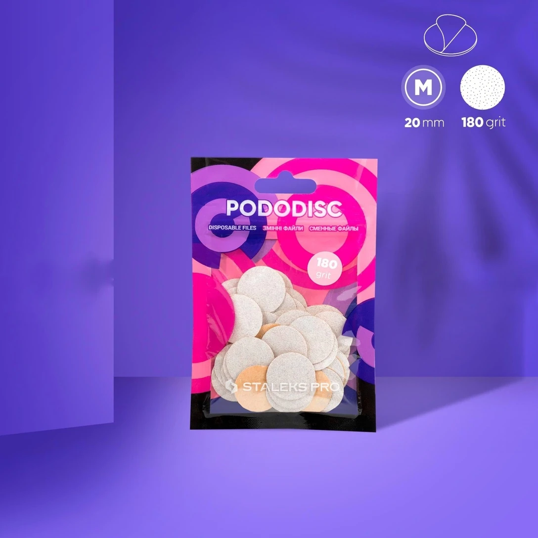 PODODISC STALEKS PRO M Pedikür Disk İçin Törpüler, 180 Grit
