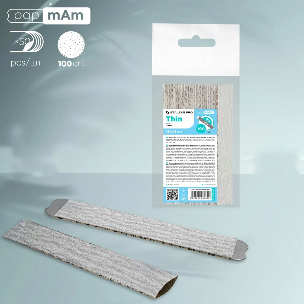 SMART 22 Yedek PapmAm Törpüler, 100 Grit (50 Adet)