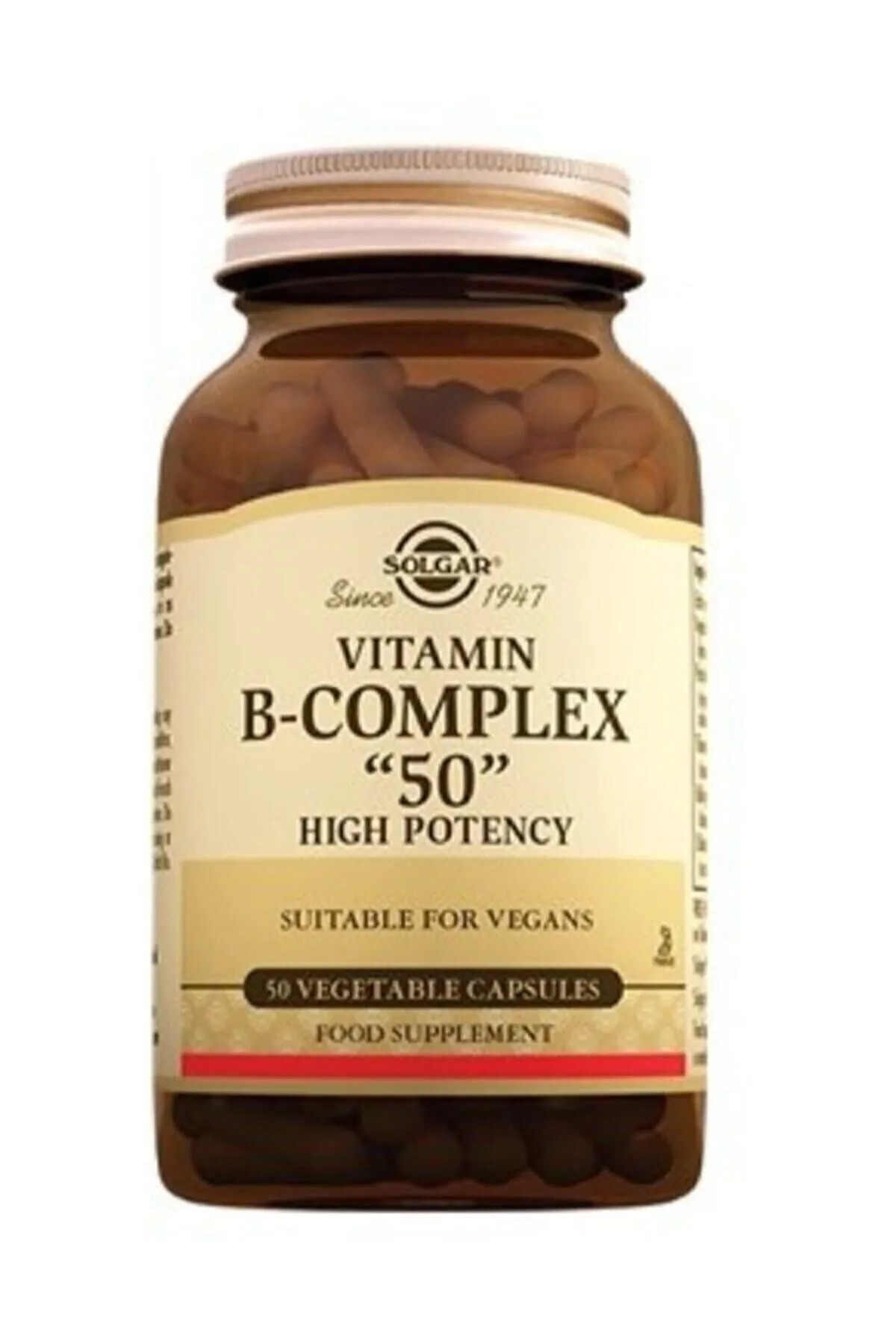 Solgar Vitamin B-Complex 50 50 Kapsül