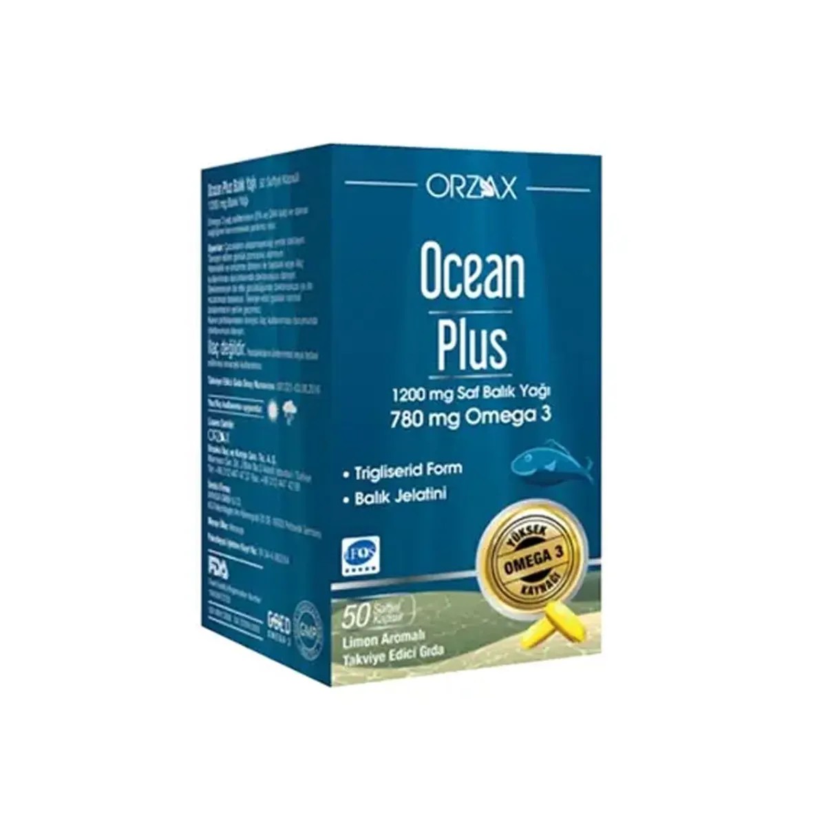 Ocean Plus Omega 3 1200 Mg 50 Kapsül