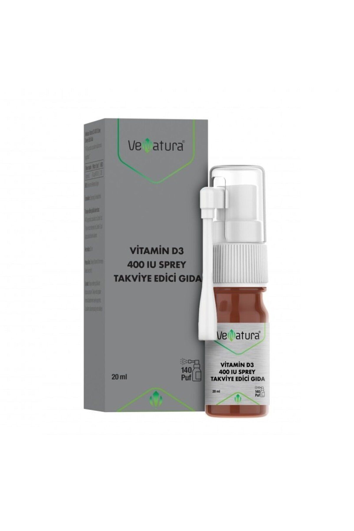 Vitamin D3 400 Iu Sprey Takviye Edici Gıda 20ml