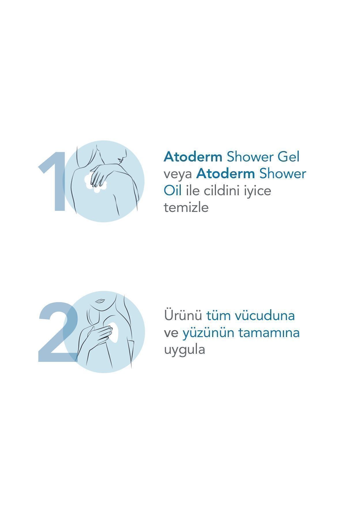 Atoderm Shower Oil Kuru Cilt Nemlendirici Besleyici Duş Yağı Niasinamid Bebek Çocuk Yetişkin 200 ml