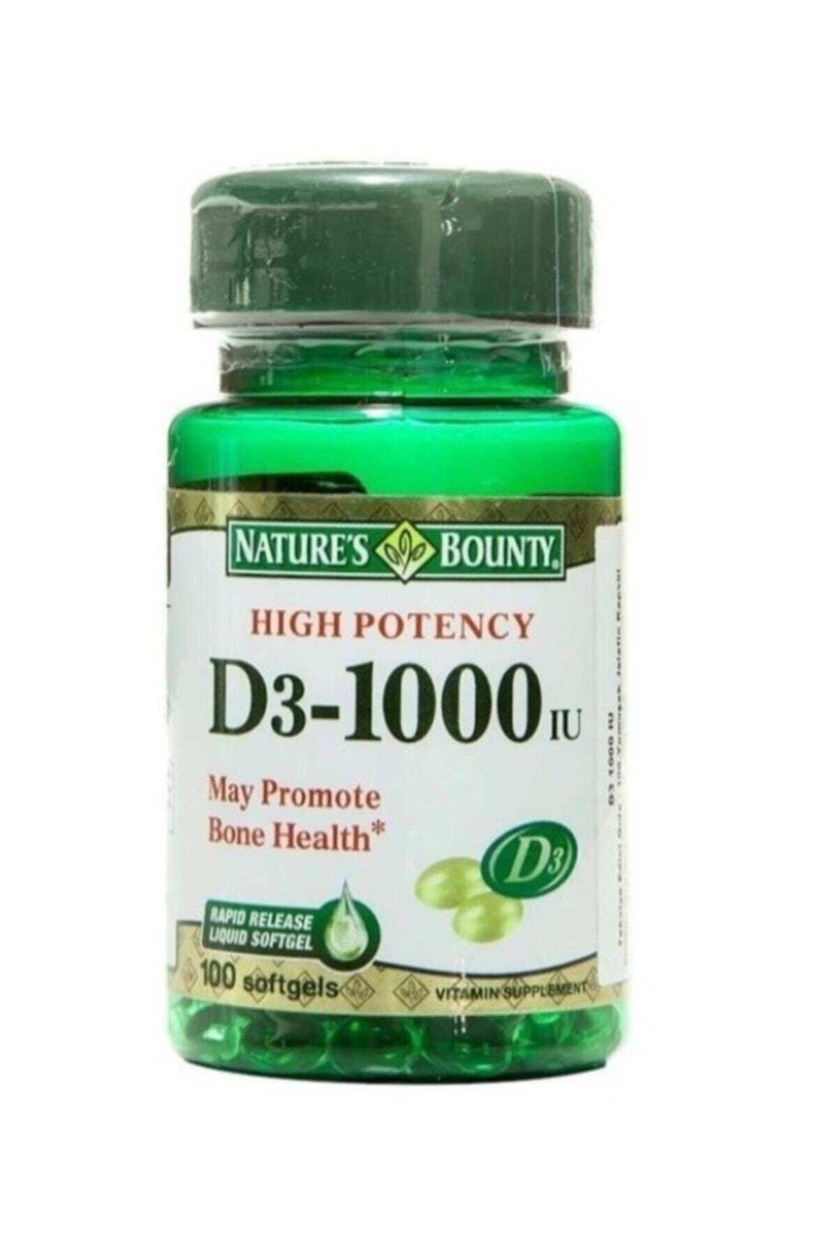 Vitamin D3 1000 Iu 100 Kapsül