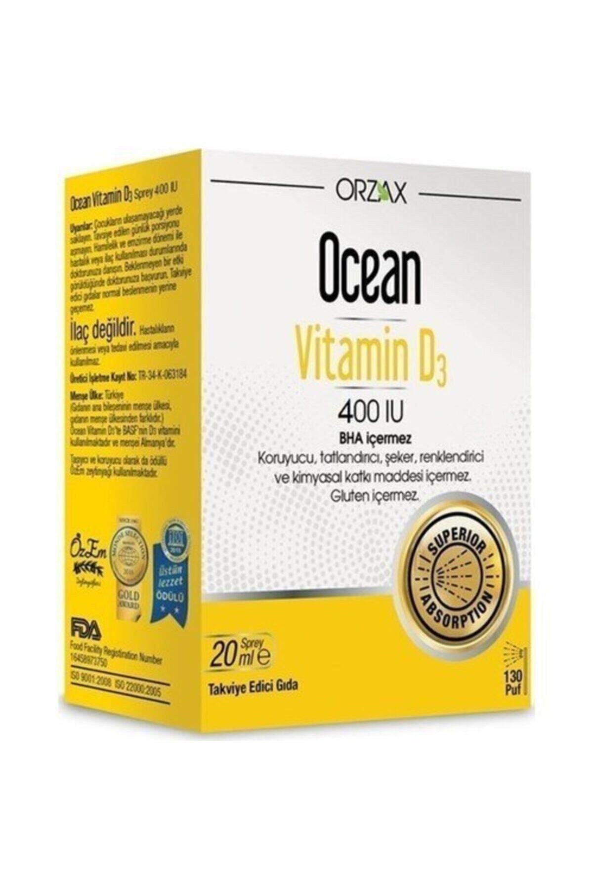 Vitamin D3 400ıu 20 ml Sprey