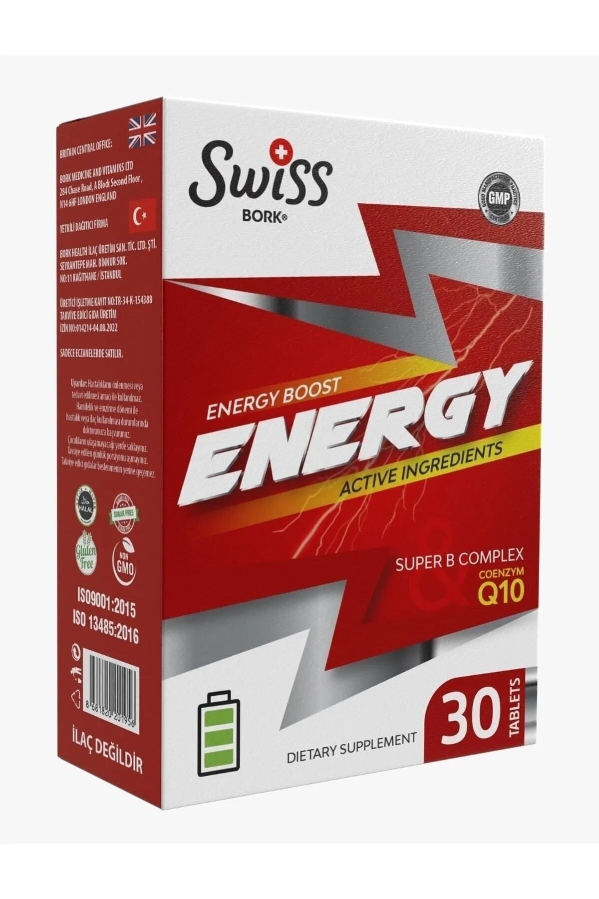 Bork Energy Q10 Ginseng K2 Folat 30 Kapsül