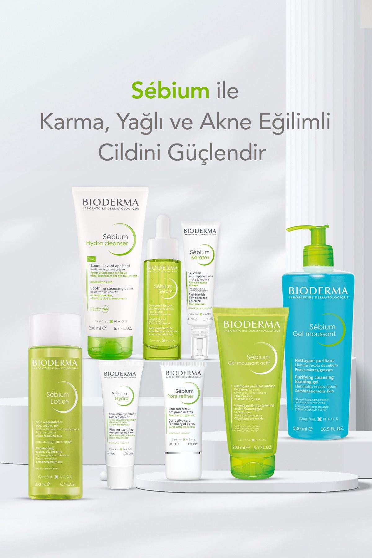 Sebium Serum Sivilce, Akne Lekesini Önlemeye Yardımcı Erken Yaşlanma Karşıtı Salisilik Asit 30 ml