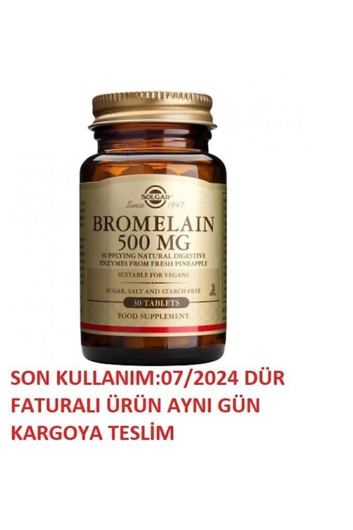 Bromelain 150 Mg 60 Kapsül