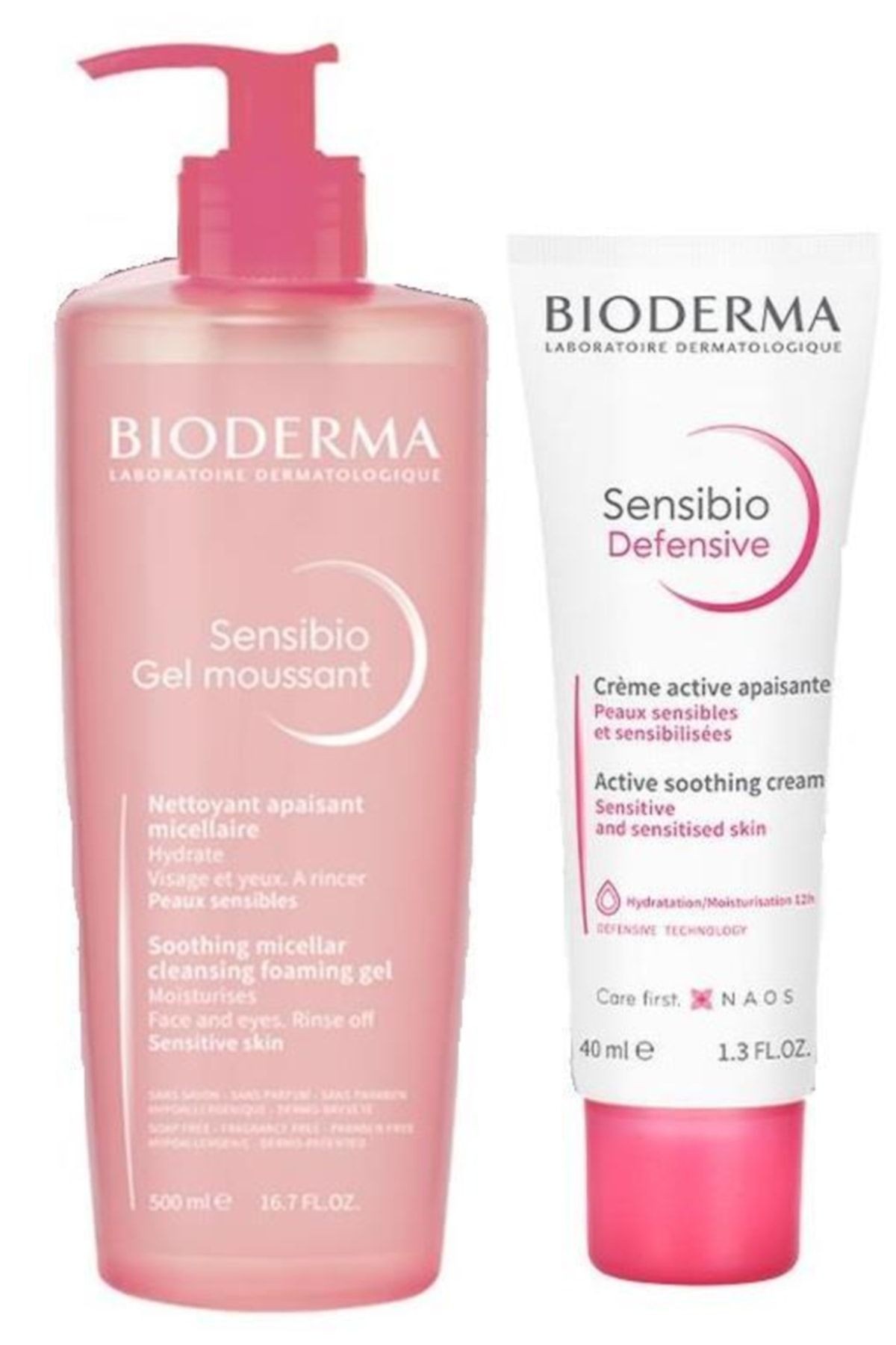 Sensibio Gel Moussant Foaming Gel 500 Ml+ Sensibio Defensive Cream 40 Ml