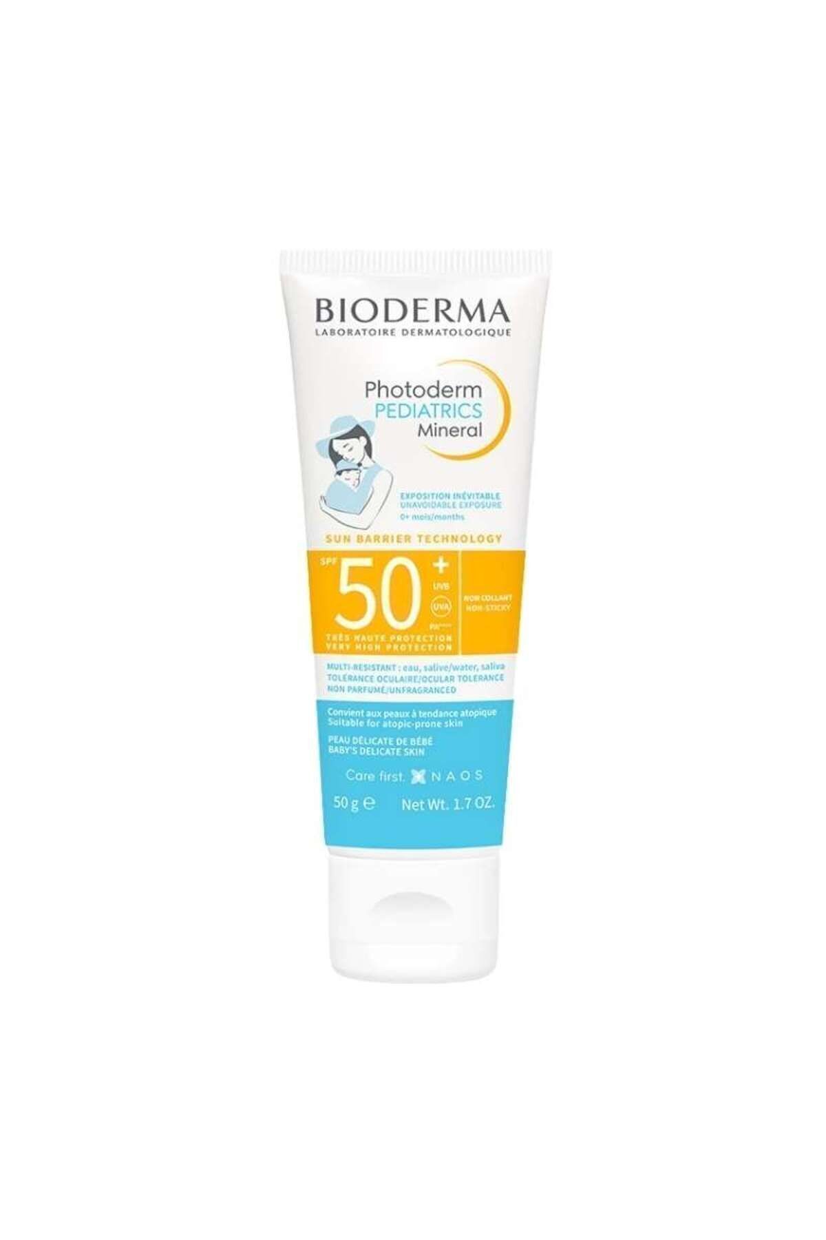 Photoderm Pediatrics Mineral SPF50+ Yenidoğan Bebek, Çocuk Çok Yüksek Korumalı Güneş Kremi 50 gr