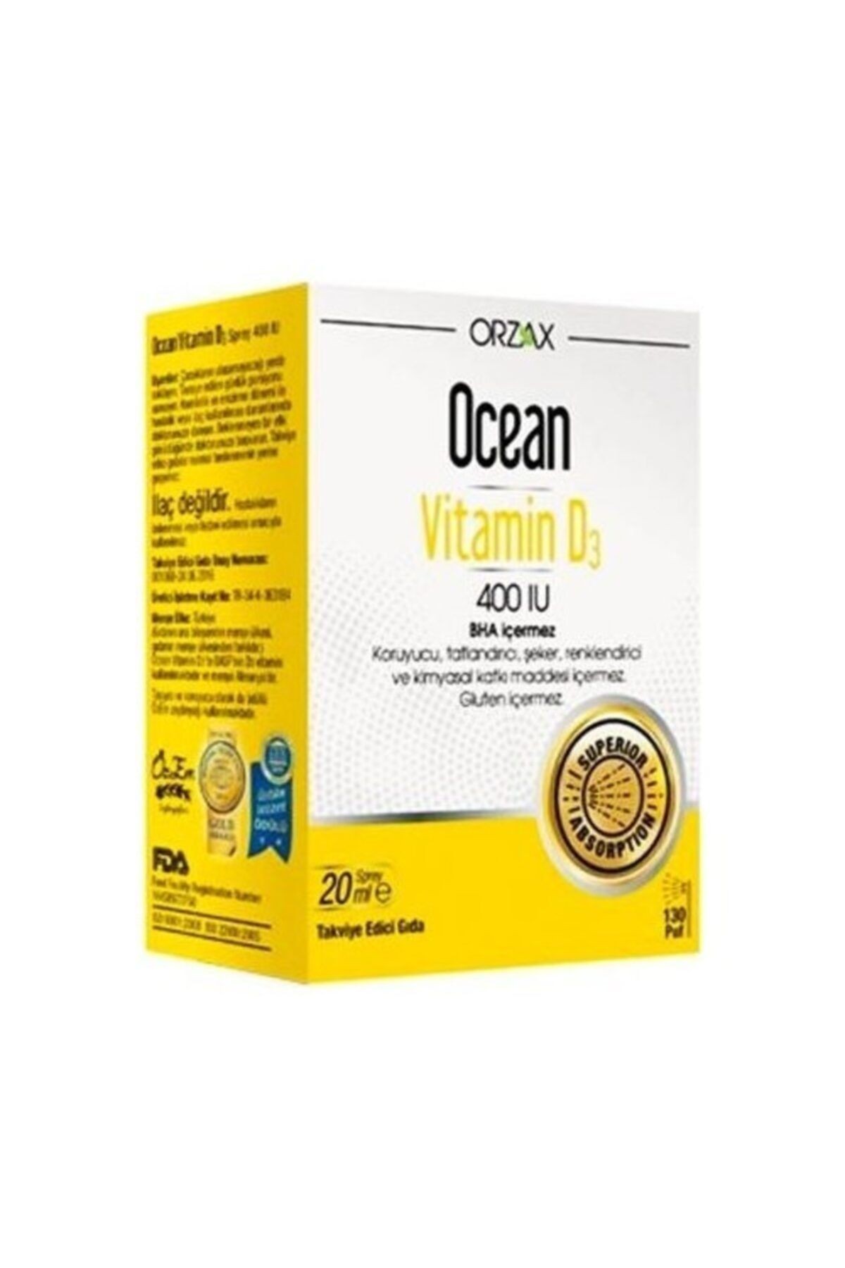 Vitamin D3 400 Iu Sprey 20ml