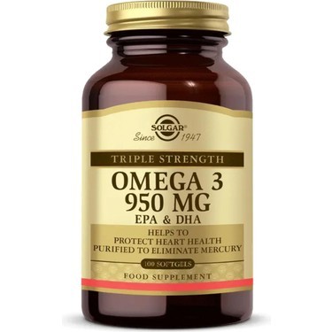 Solgar Omega-3 950 Mg 100 Kapsül