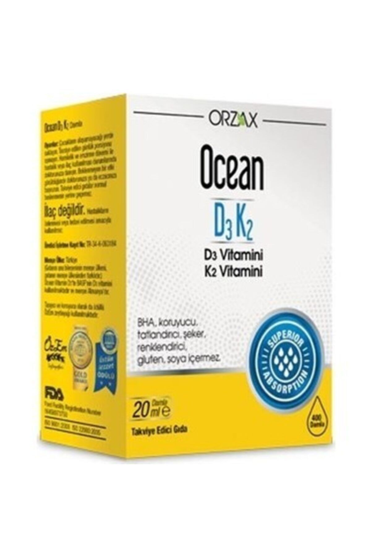 Ocean D3 K2 Damala 20 Ml