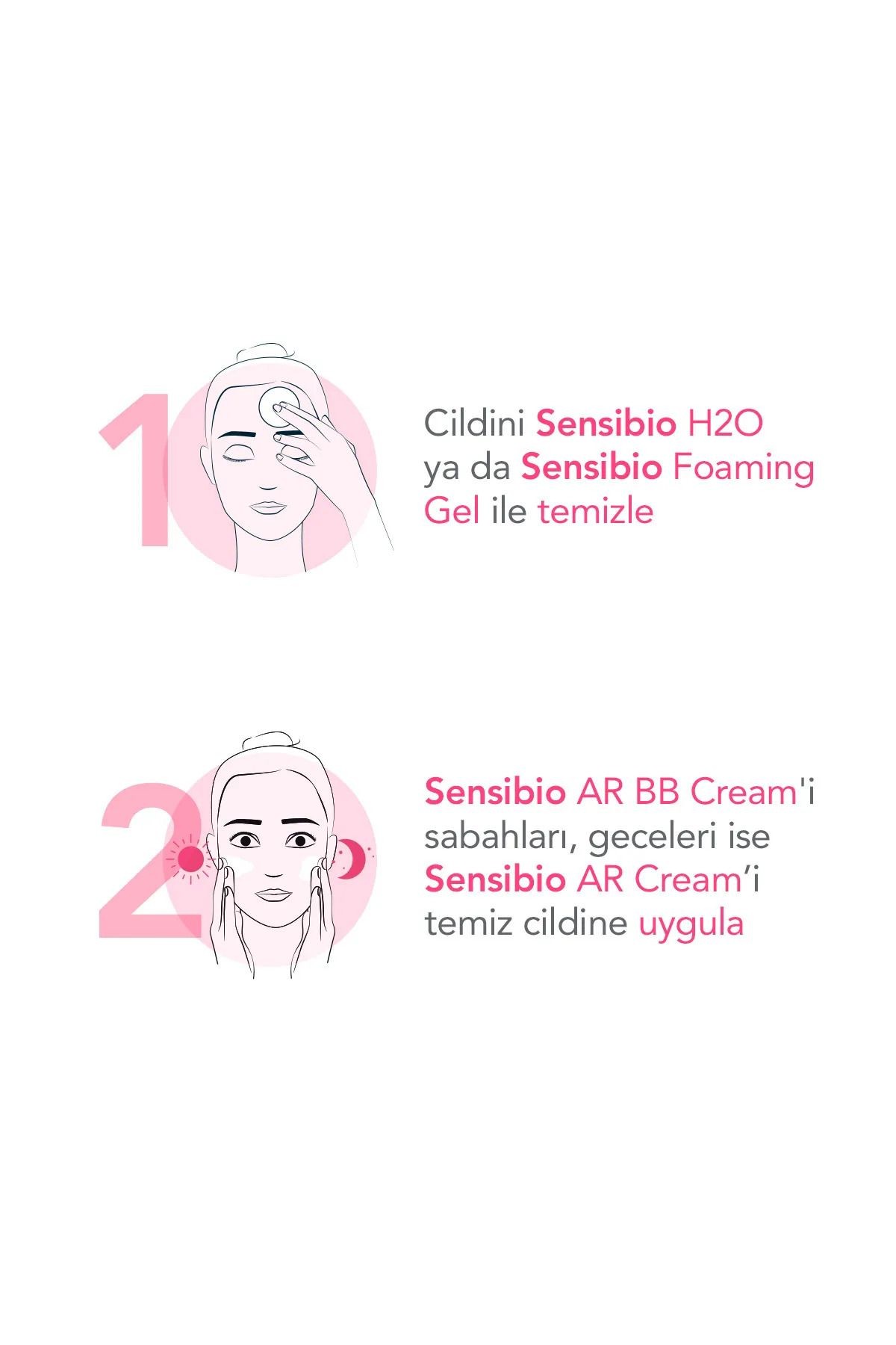 Sensibio AR BB Cream kızarık görünümünü azaltma ve cilt tonunu eşitlemeye yardımcı BB krem