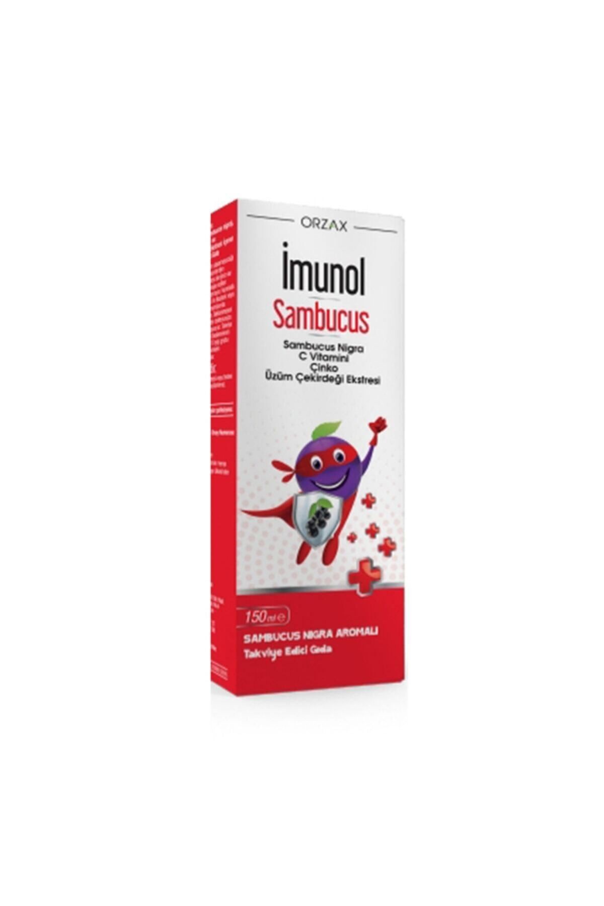 Imunol Sambucus Sanbucus Nigra C Vitamini Çinko Üzüm Çekirdeği Ekstresi 150 Ml